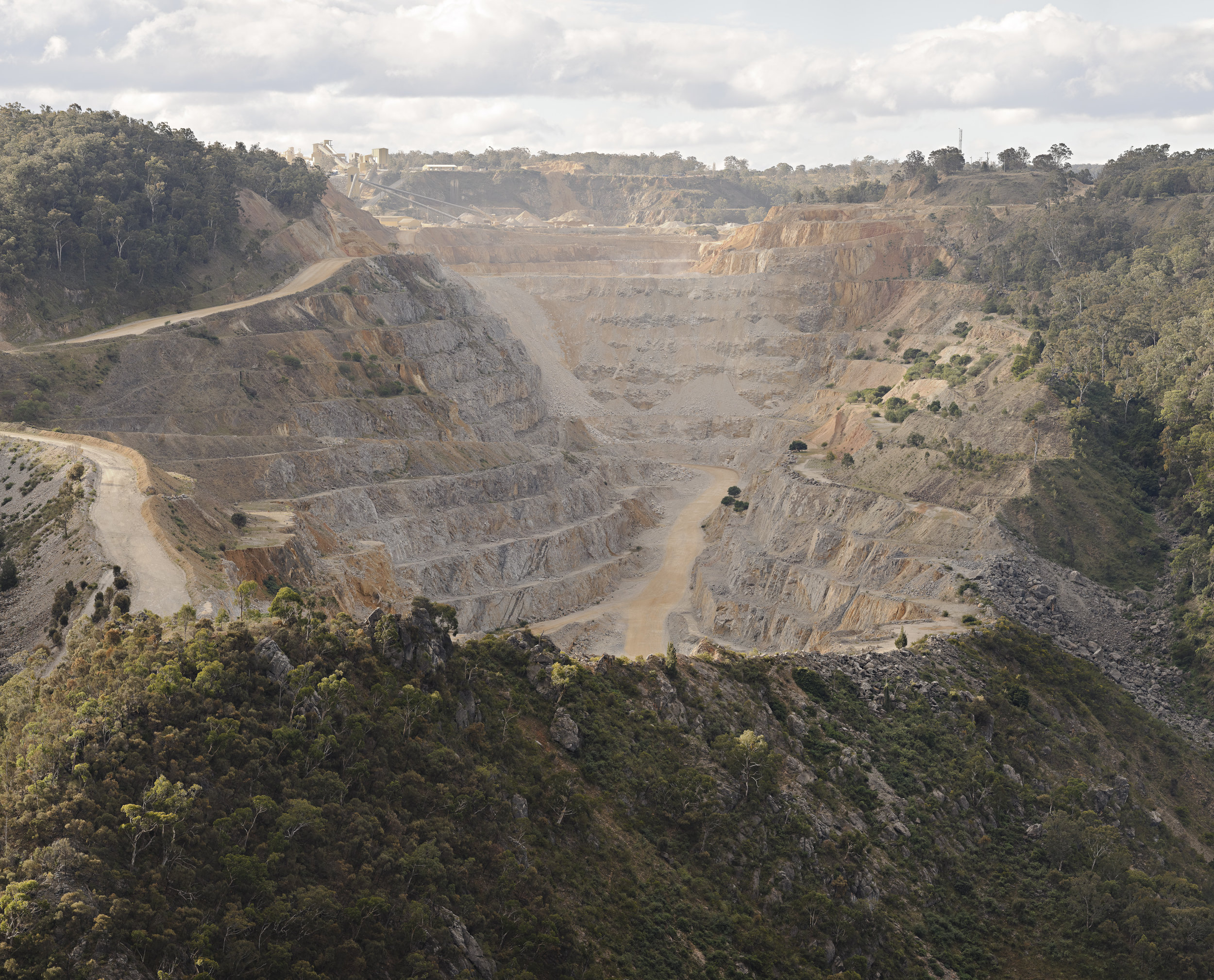 The Lookdown, Bungonia (after Fan K'uan), diptych. 