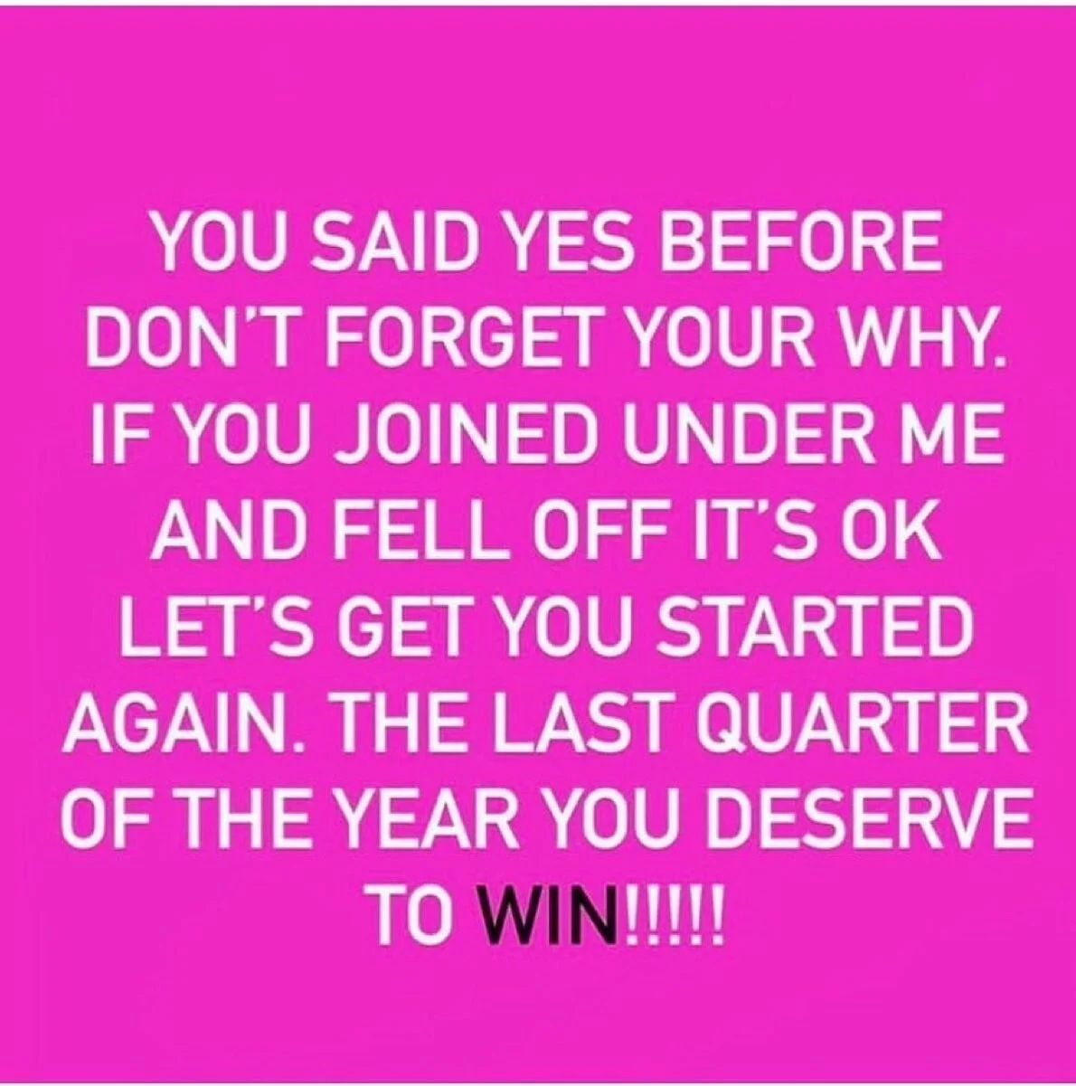 This is the BEST time to get back connected! If you are ready to work im looking for you!! 

Swipe for next steps👉🏾
Inbox me with any questions!