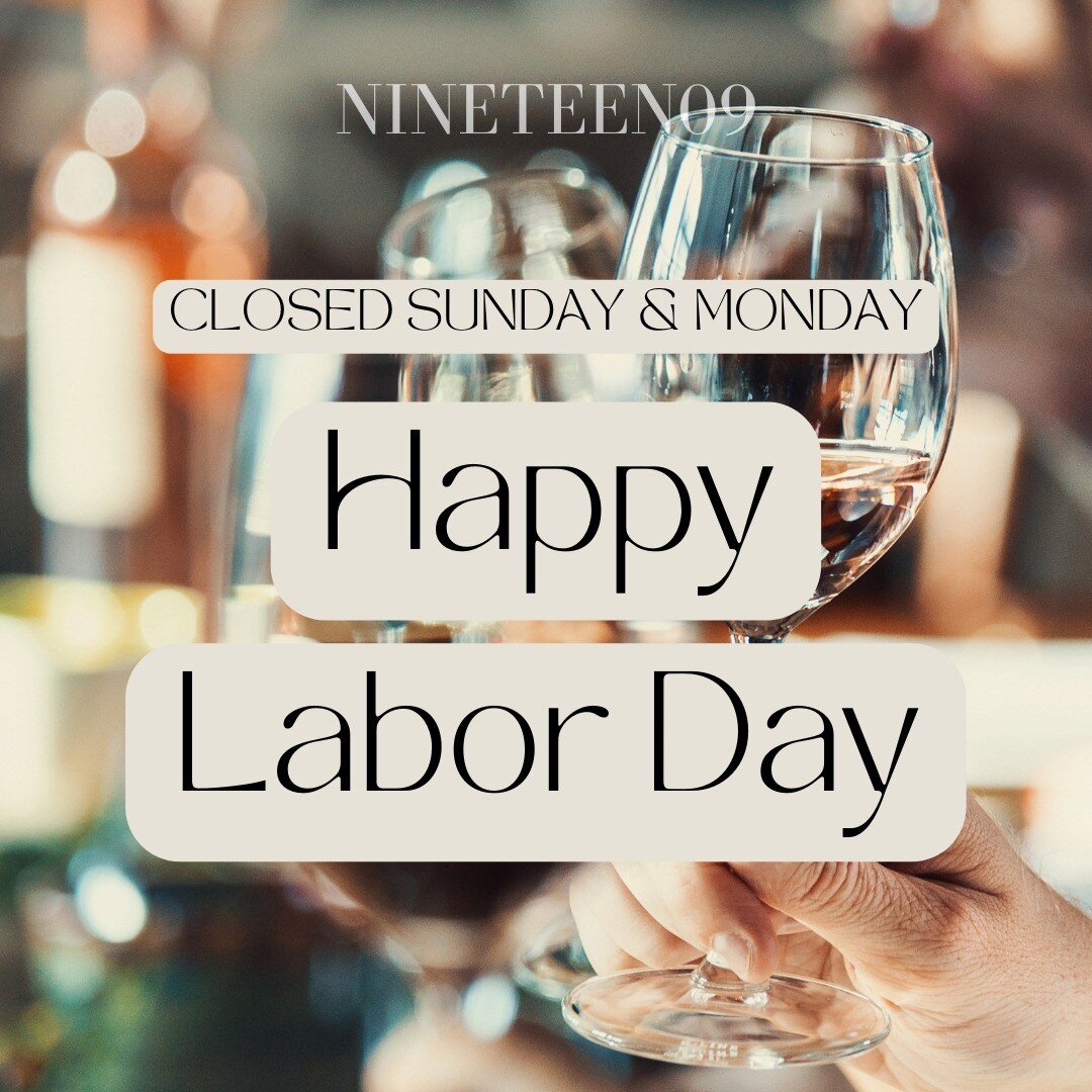 HAPPY LABOR DAY!
We hope you enjoy your holiday weekend.  We will be CLOSED both Sunday and Monday so our staff may enjoy the long weekend.  See you for #winewednesday. 

#labordayweekend #laborday #laborday2022 #winebar #crossplainswi