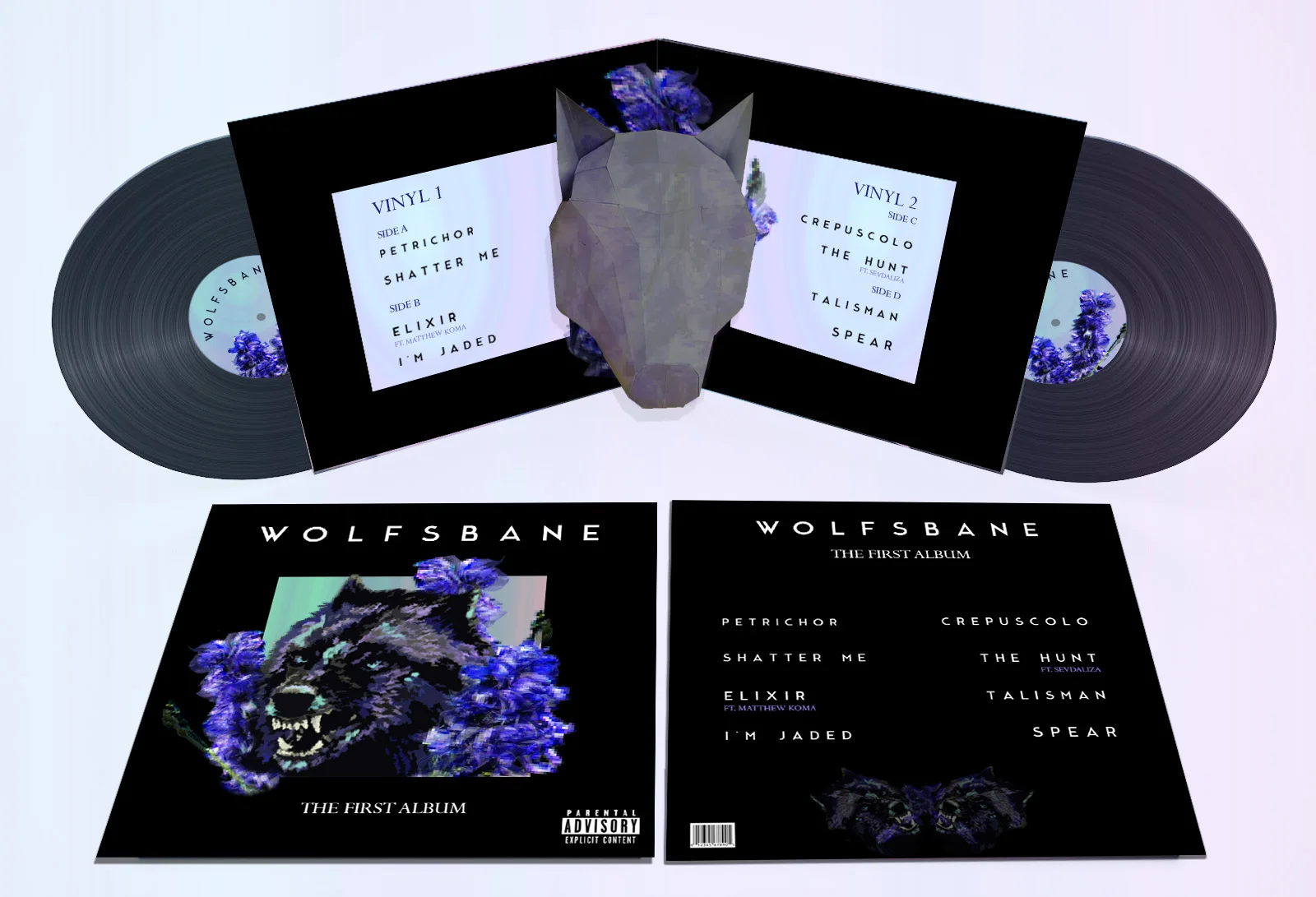 Wolfsbane: The First Album Multipurpose Vinyl Design (Original Band Concept)