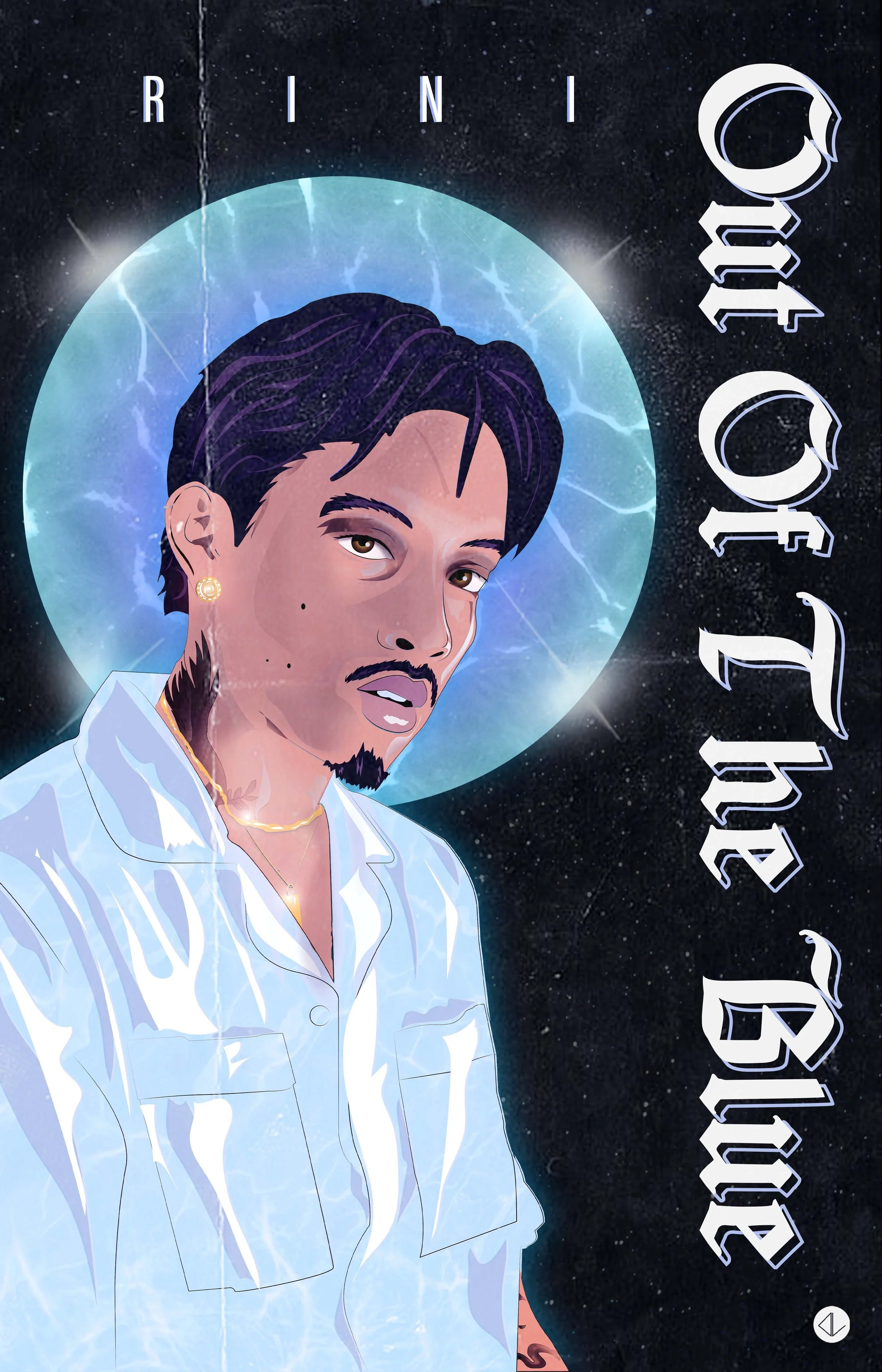 Rini Out of the Blue Poster Design