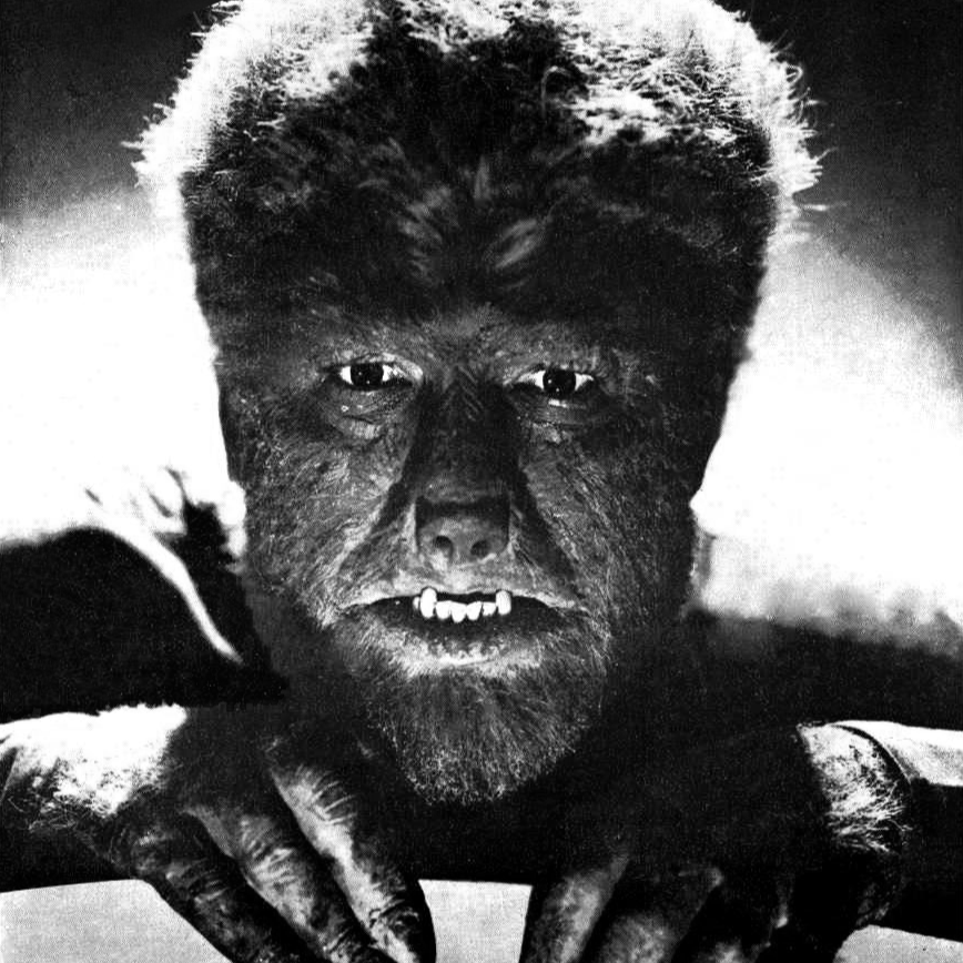 Lon Chaney Jr. as The Wolfman 1941 classic horror makeup