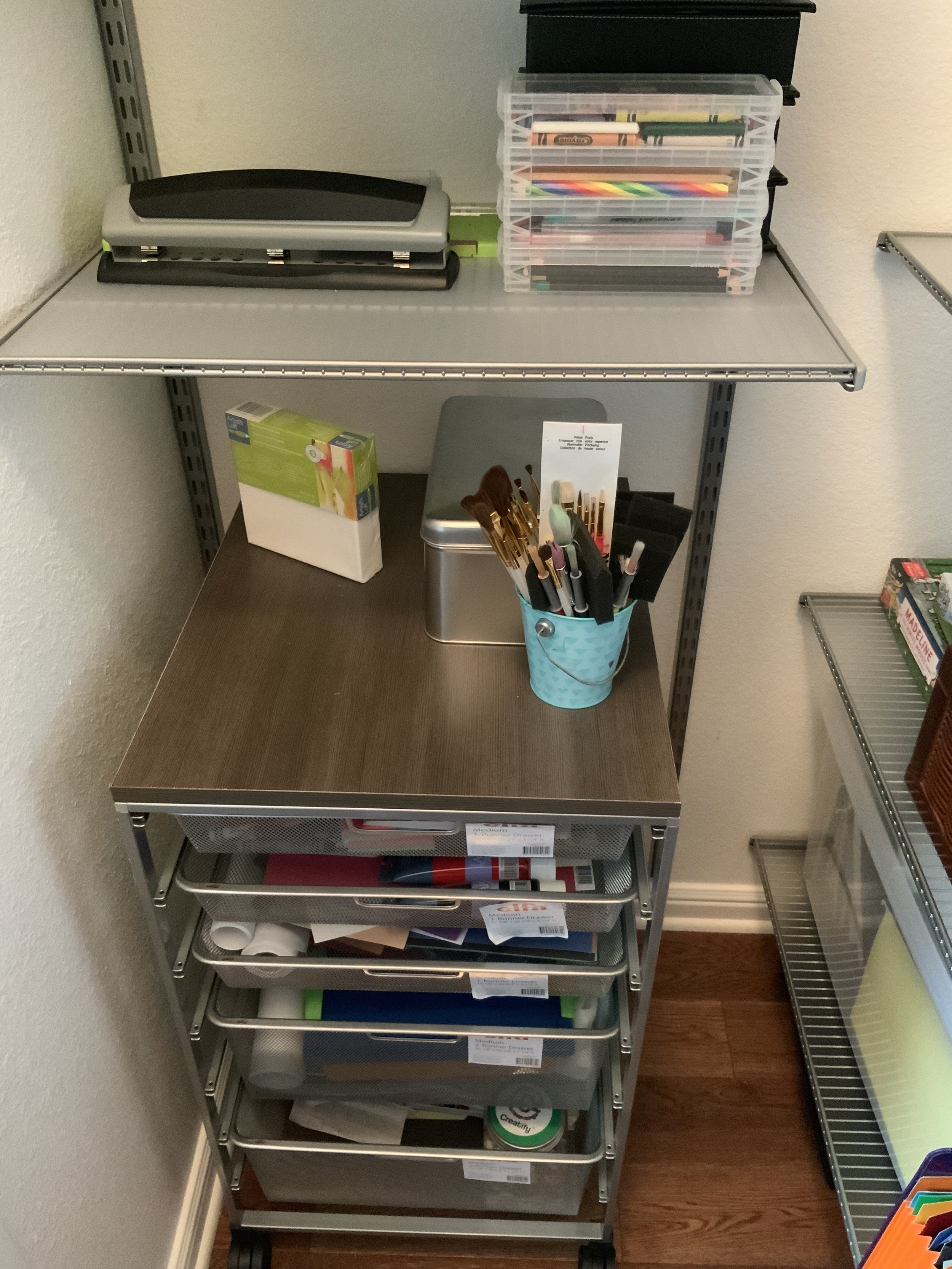 Walk-In Office Closet Detail