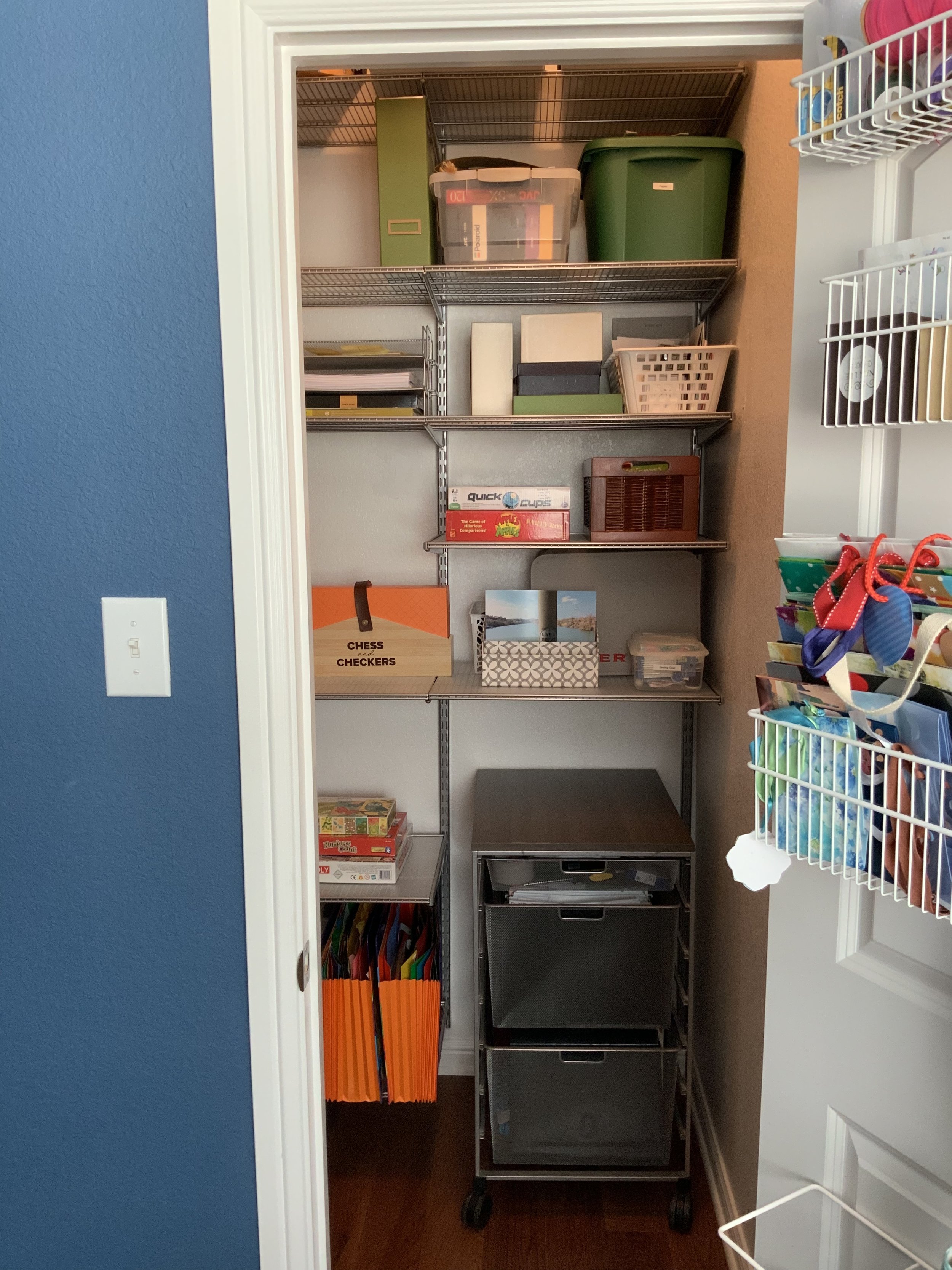Walk-In Office Closet