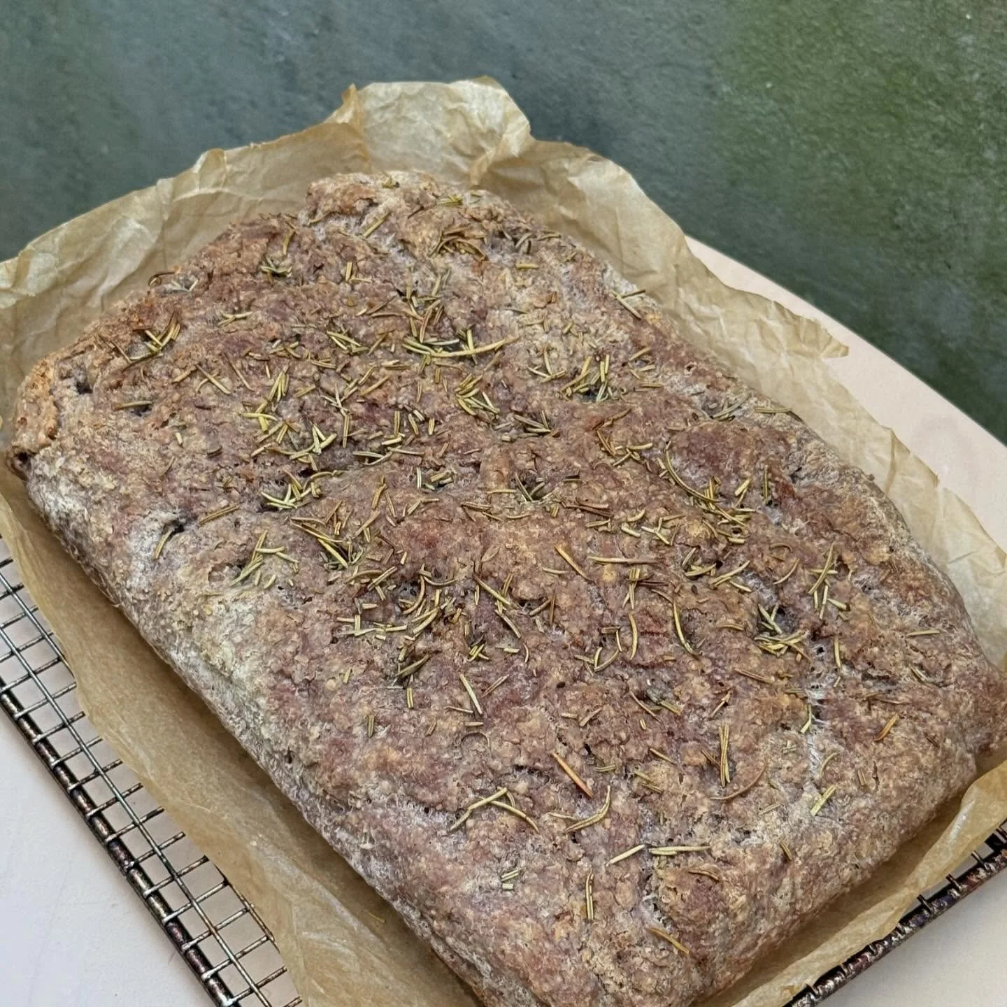 A homemade GF focaccia