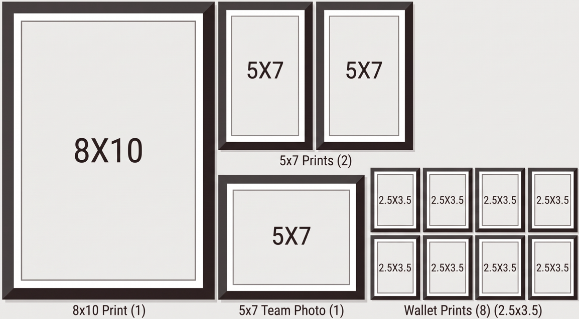 Cheer/Gym Print Package A