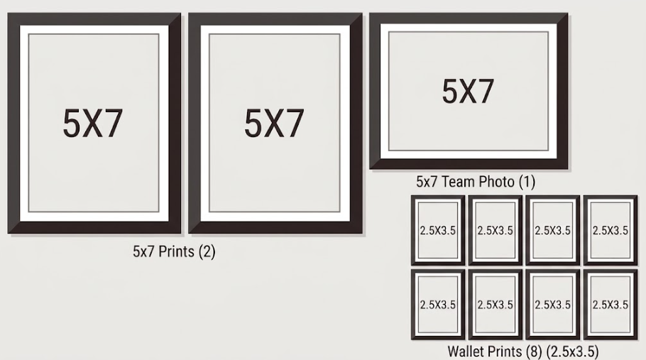 Cheer/Gym Print Package B