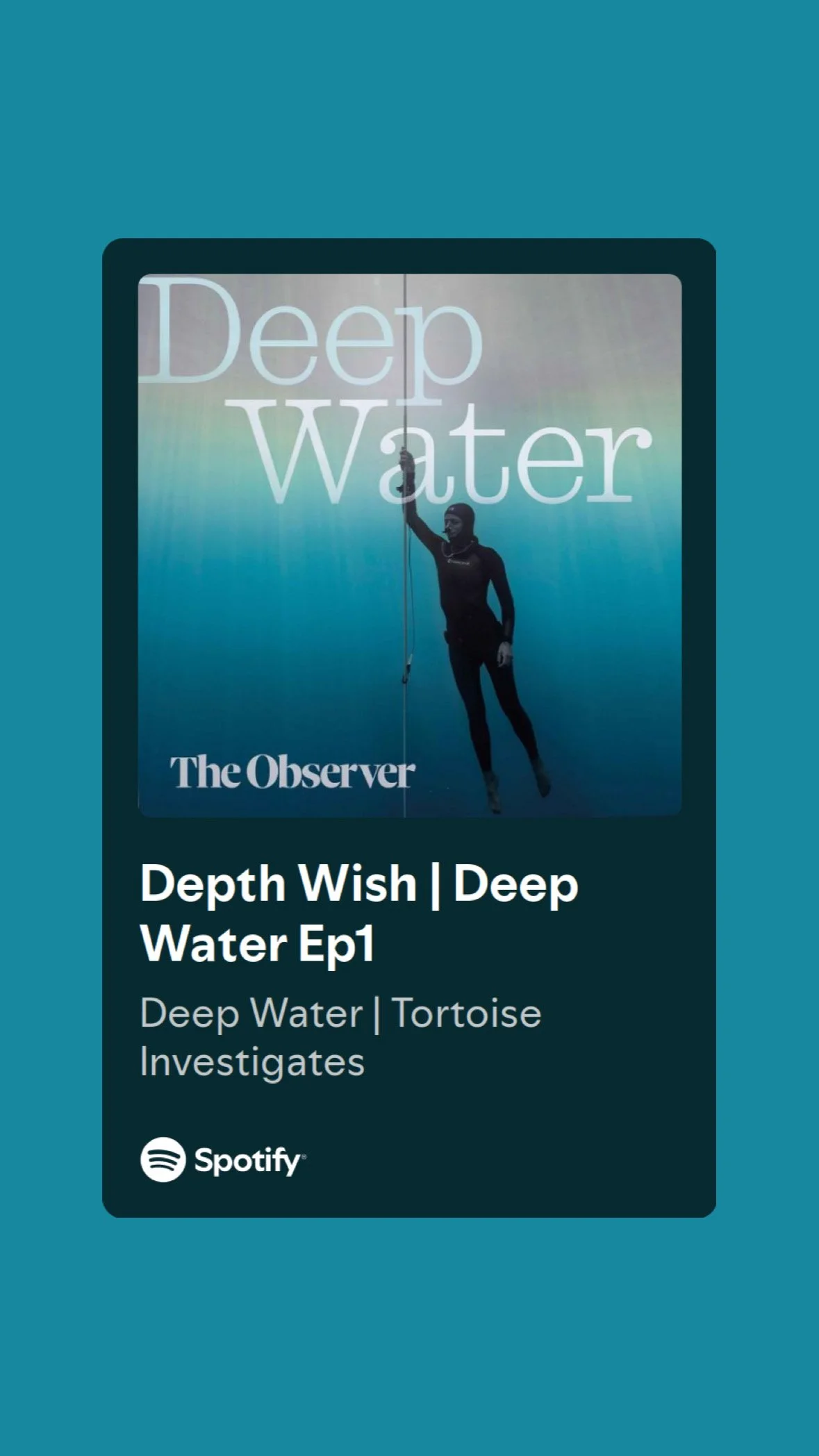  My podcast for The Observer is now live. Across six episodes I investigate the doping scandal in the freediving community, and ask what is at stake, when ego overtakes integrity. 