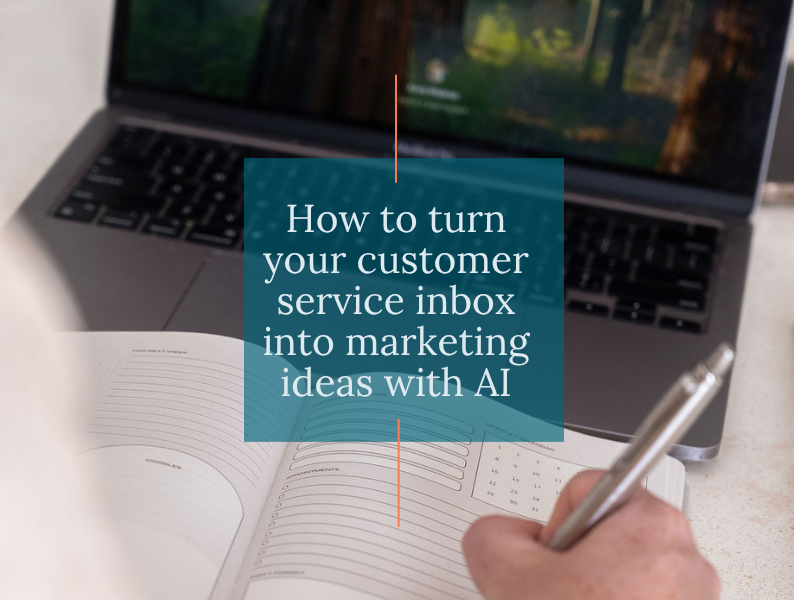 How to turn your ecommerce customer service inbox into marketing ideas with AI