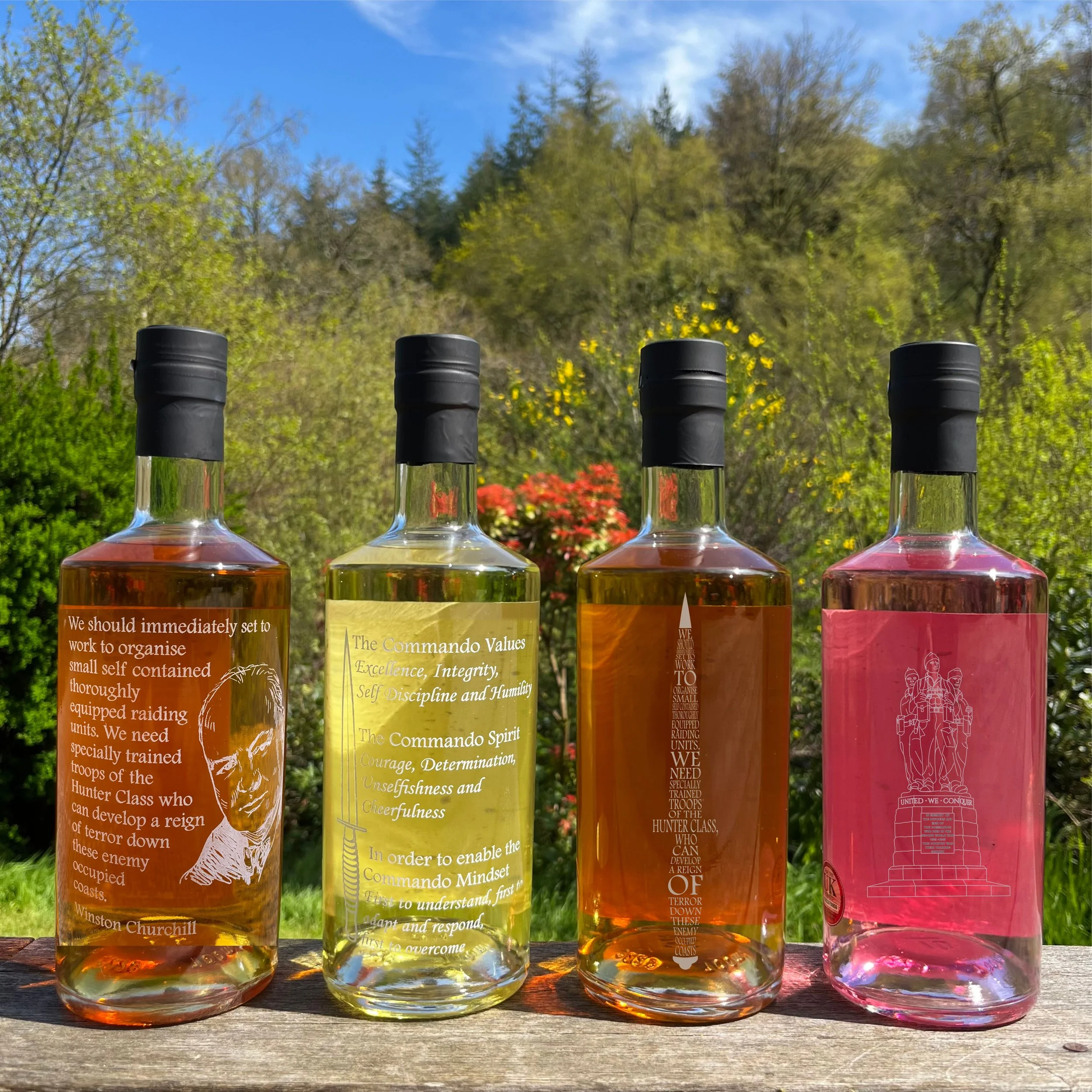 Veteran Knots Rum Collection — Laser Carve Engraving