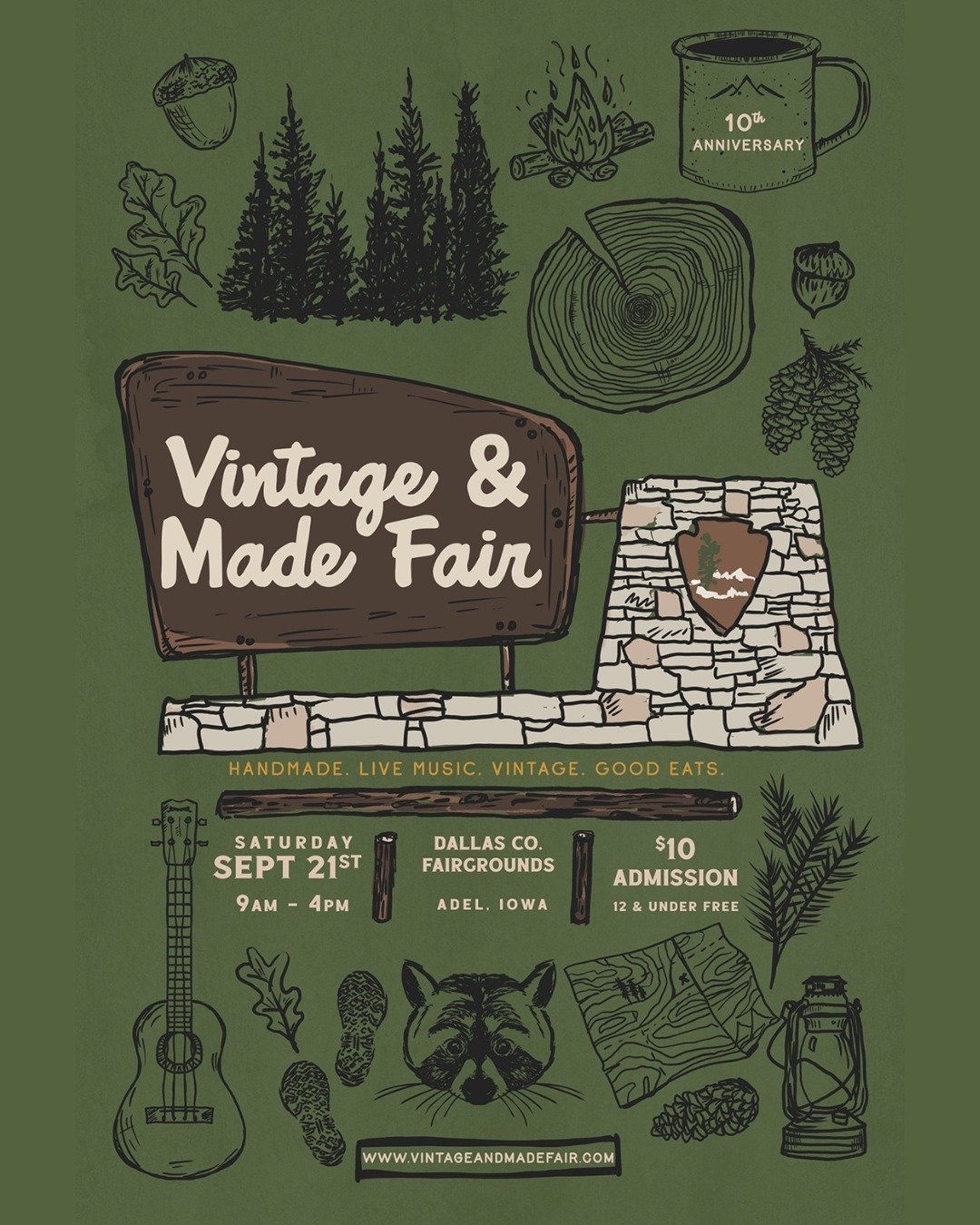Calling all adventurers! 🏔🌲

We are thrilled to announce that the theme for the 2024 Vintage &amp; Made Fair! Join us for a day of exploration and discovery on September 21st in Adel, Iowa.

Learn more here 👉 www.vintageandmadefair.com/event-detai