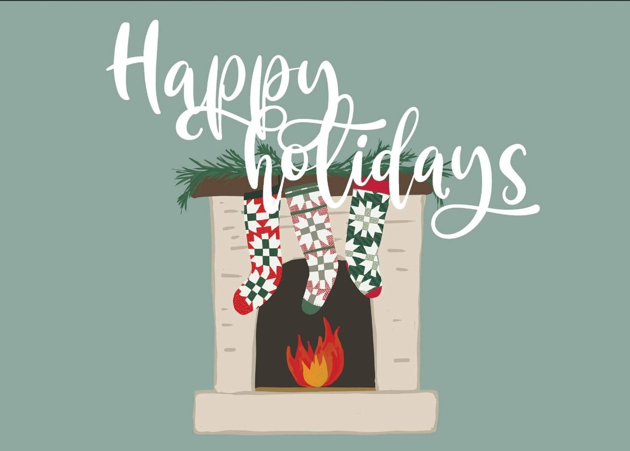 The stockings were hung by the chimney with care. 

From our family to yours, wishing you a very Merry Christmas filled with warmth, joy, and special moments together.

Tricia {Vintage &amp; Made Fair}