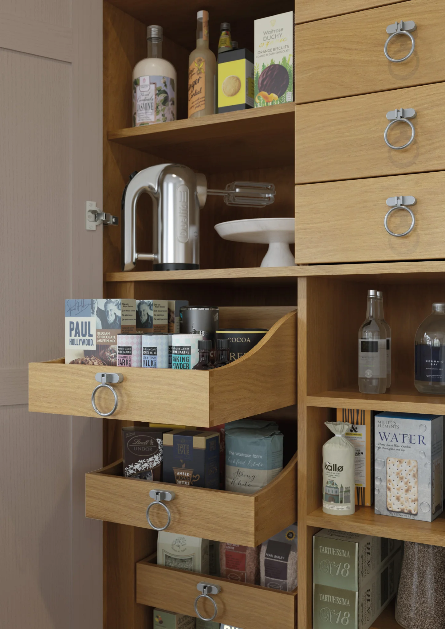 Inserts And Handles Stoneywell Kitchens