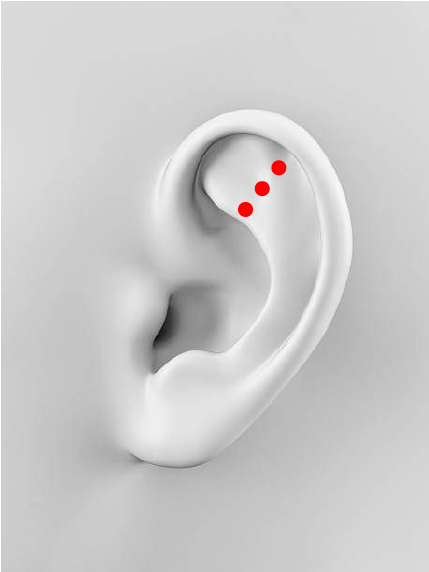 Flat Piercing This piercing sits flat through the 'flat' area of skin between your ear canal and cartilage.