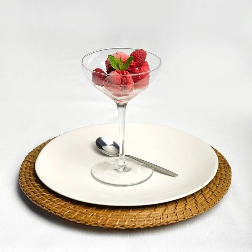 Raspberry Sorbet Dessert