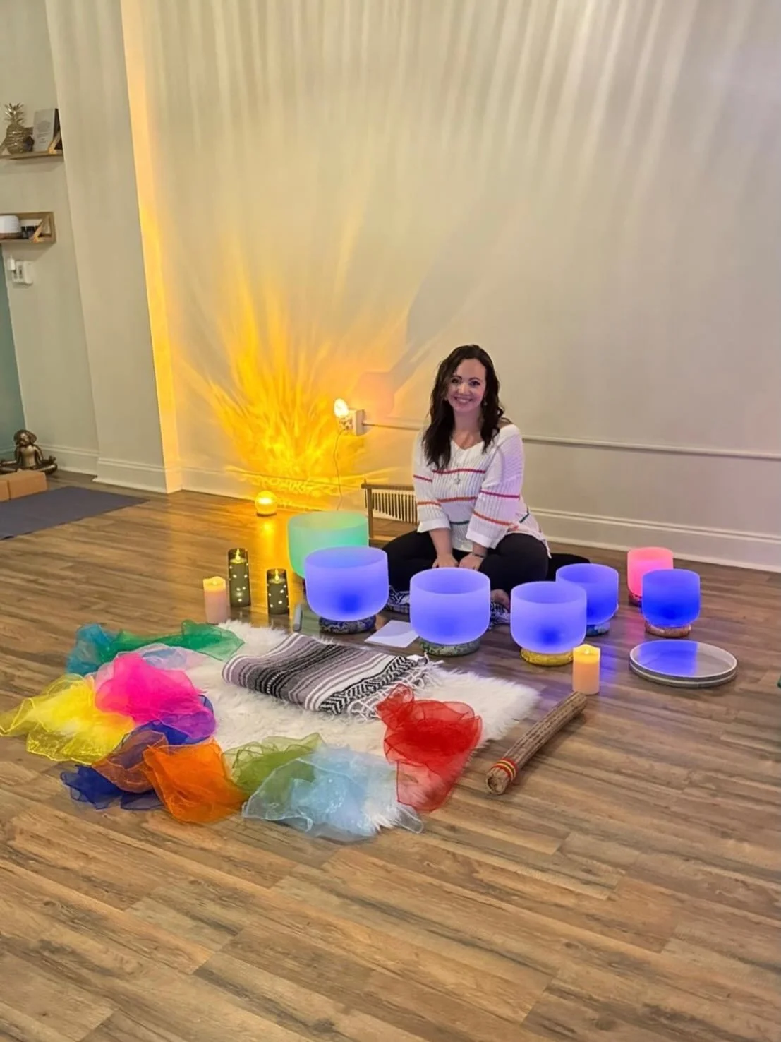 Still dreaming about Spring Enchantment&hellip;

This was an absolutely beautiful afternoon of grounded sonic nourishment and play.

Thank you to the radiant Souls who co-created with me. 

My next event in the studio will be 6/7. Stay tuned for deta