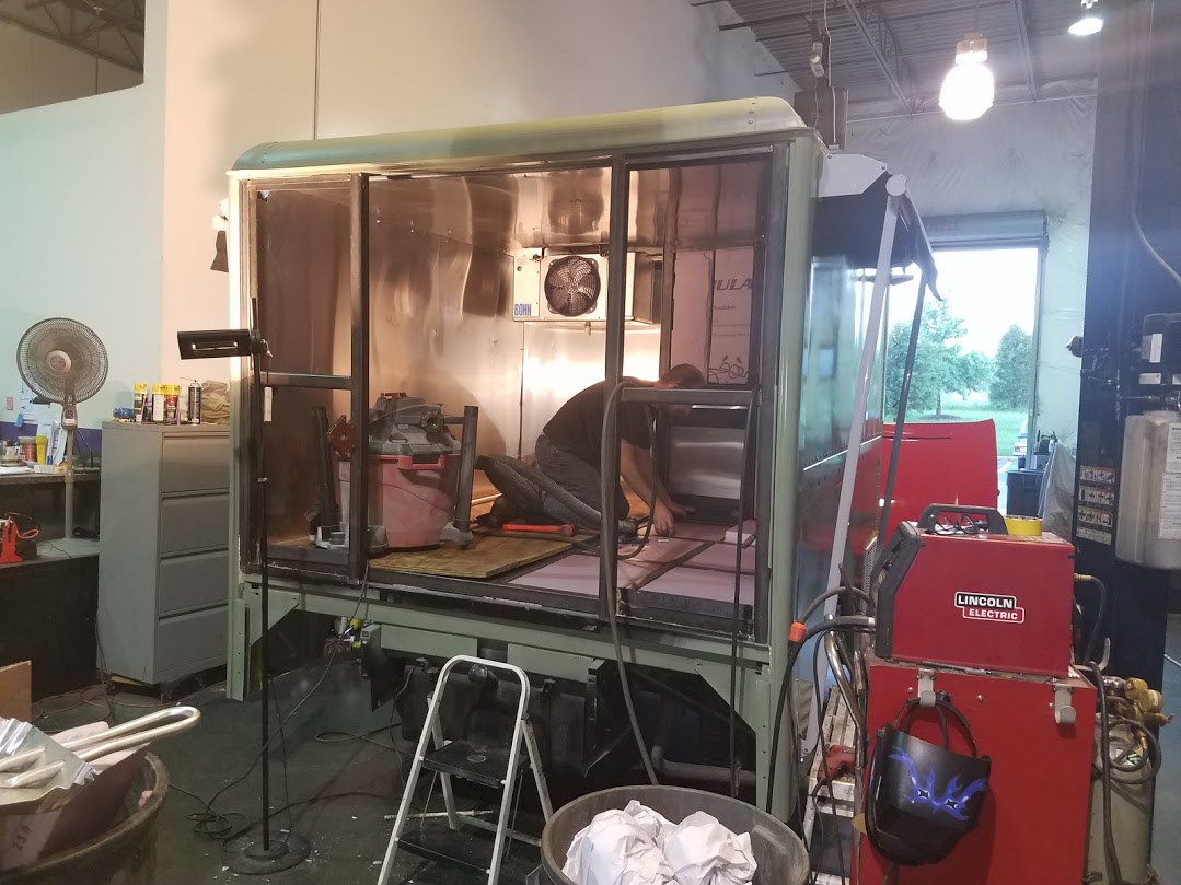  The project called for insulating and sealing the rear compartment and fitting a modern commercial compressor, condenser, and evaporator to create a beer cooler for kegs.&nbsp;      