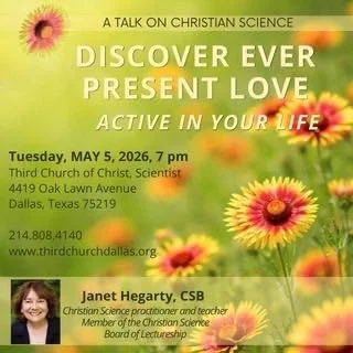 &ldquo;At the heart of everything we deal with, love might be what life is all about,&rdquo; says Hegarty. &ldquo;I hope this talk shows how a bigger, truer sense of God as divine Love can bring more thoughtful, tender affection to our relationships,