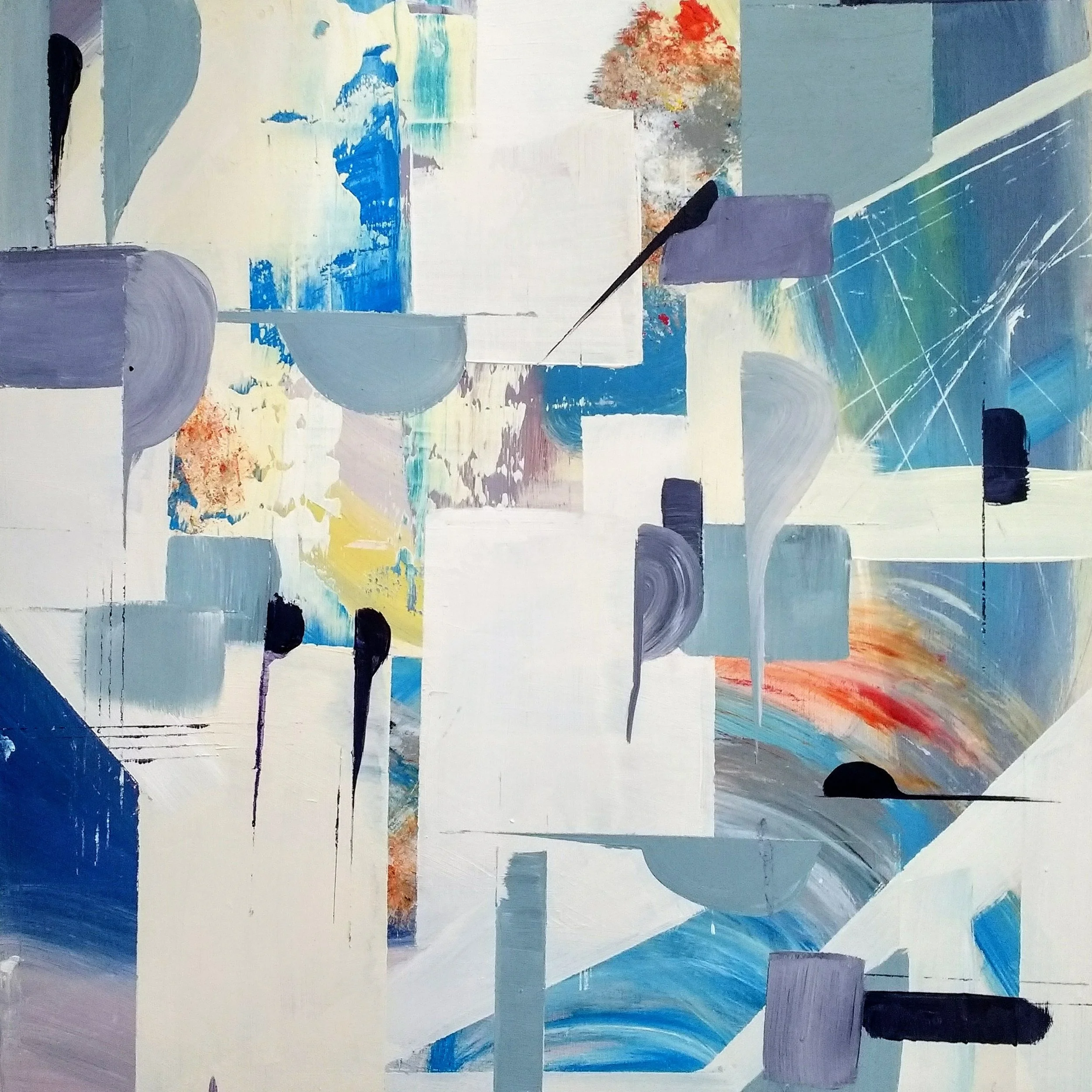 Planetary alignment // 60x60cm (24x24")