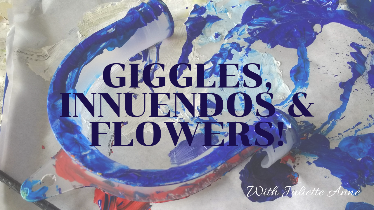 Painting with washing machine parts and innuendos!