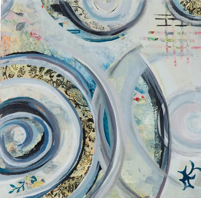 Orbital Lands // 12x12" (30x30cm)