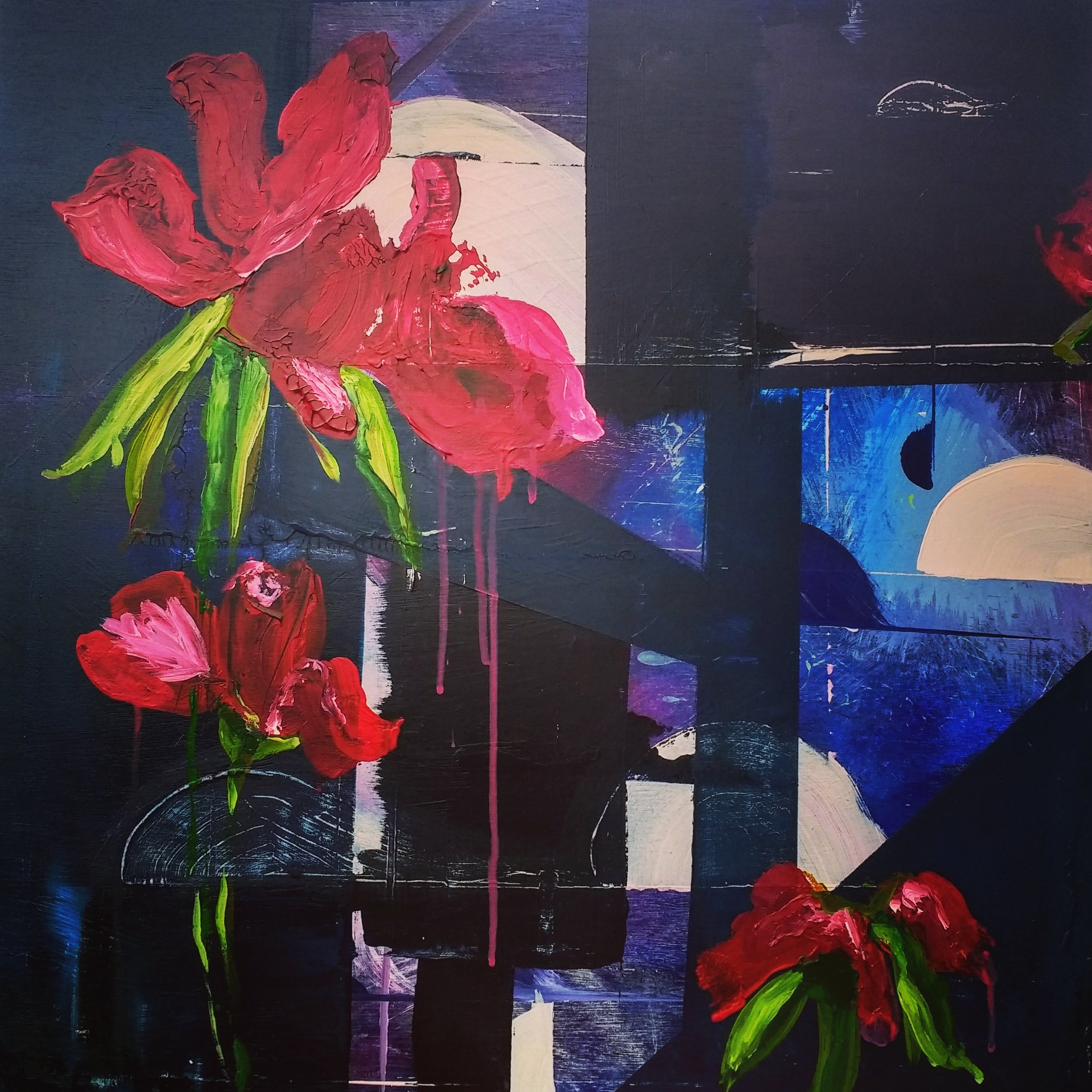 Midnight Love // 24x24" (60x60cm)