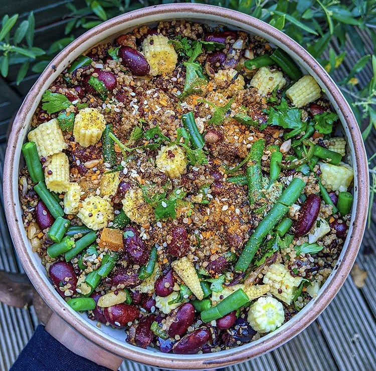 Sarah Macklin's Red Kidney Bean and Quinoa Mexican Salad
