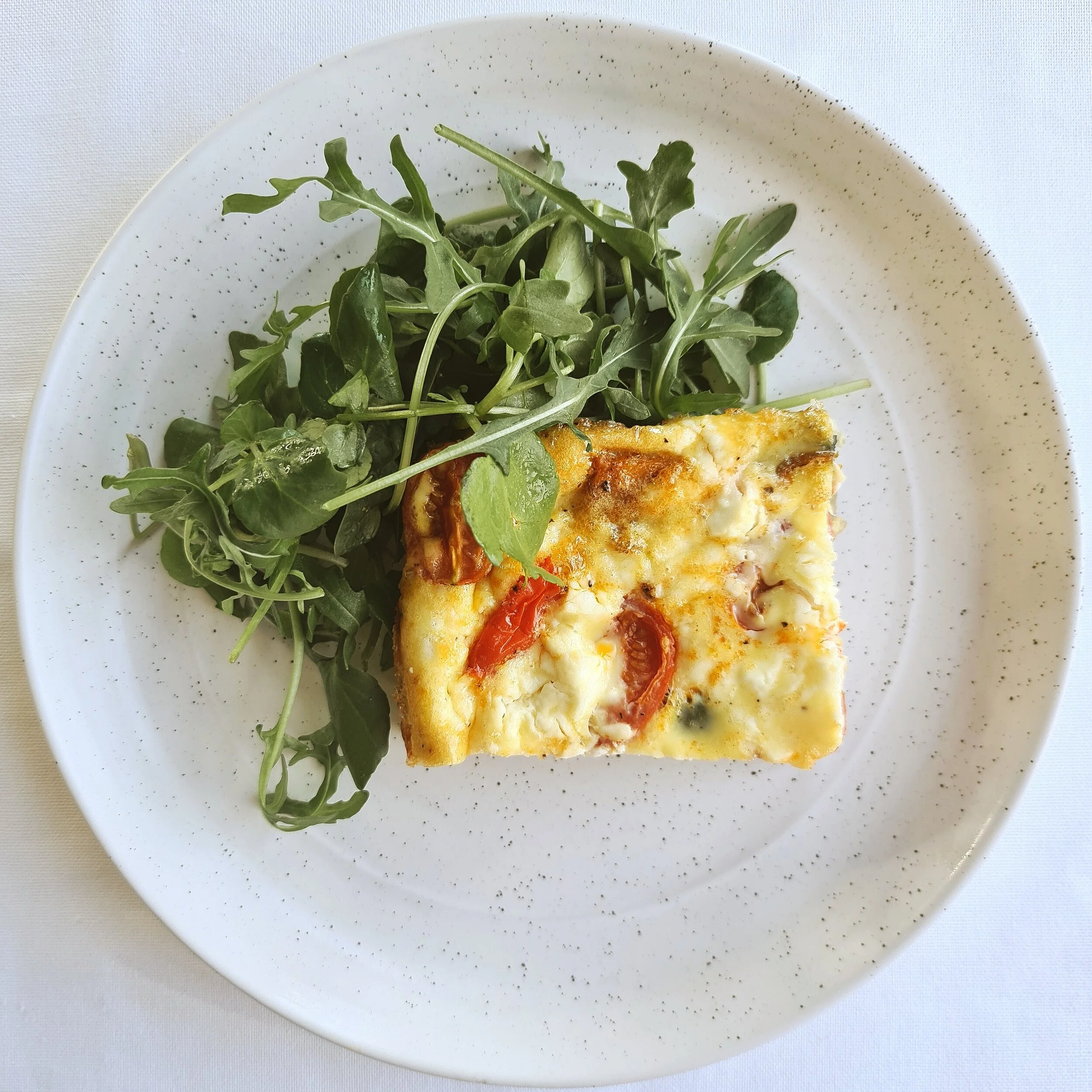 Roast Veggie Frittata Recipe from Model and Nutritionist Lillian Van Der Veen