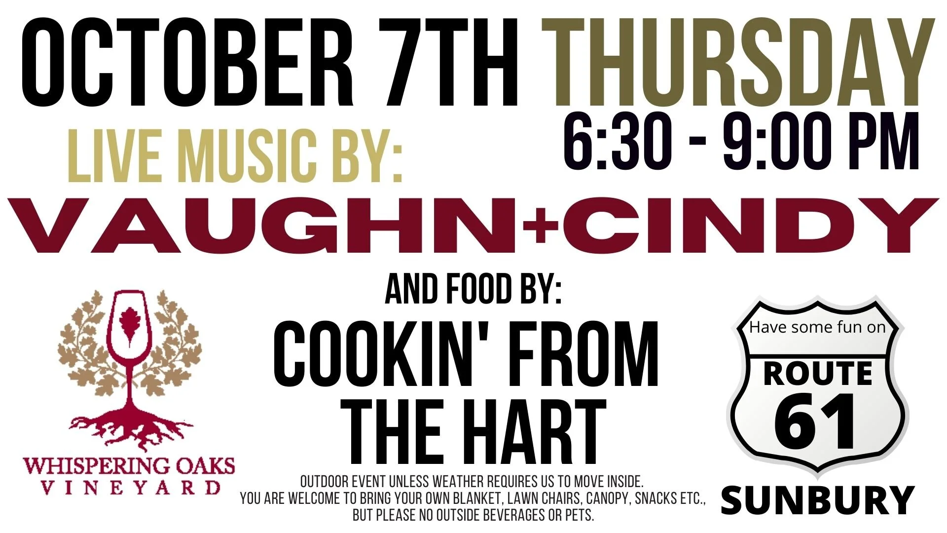 Free Live Music - Vaughn &amp; Cindy