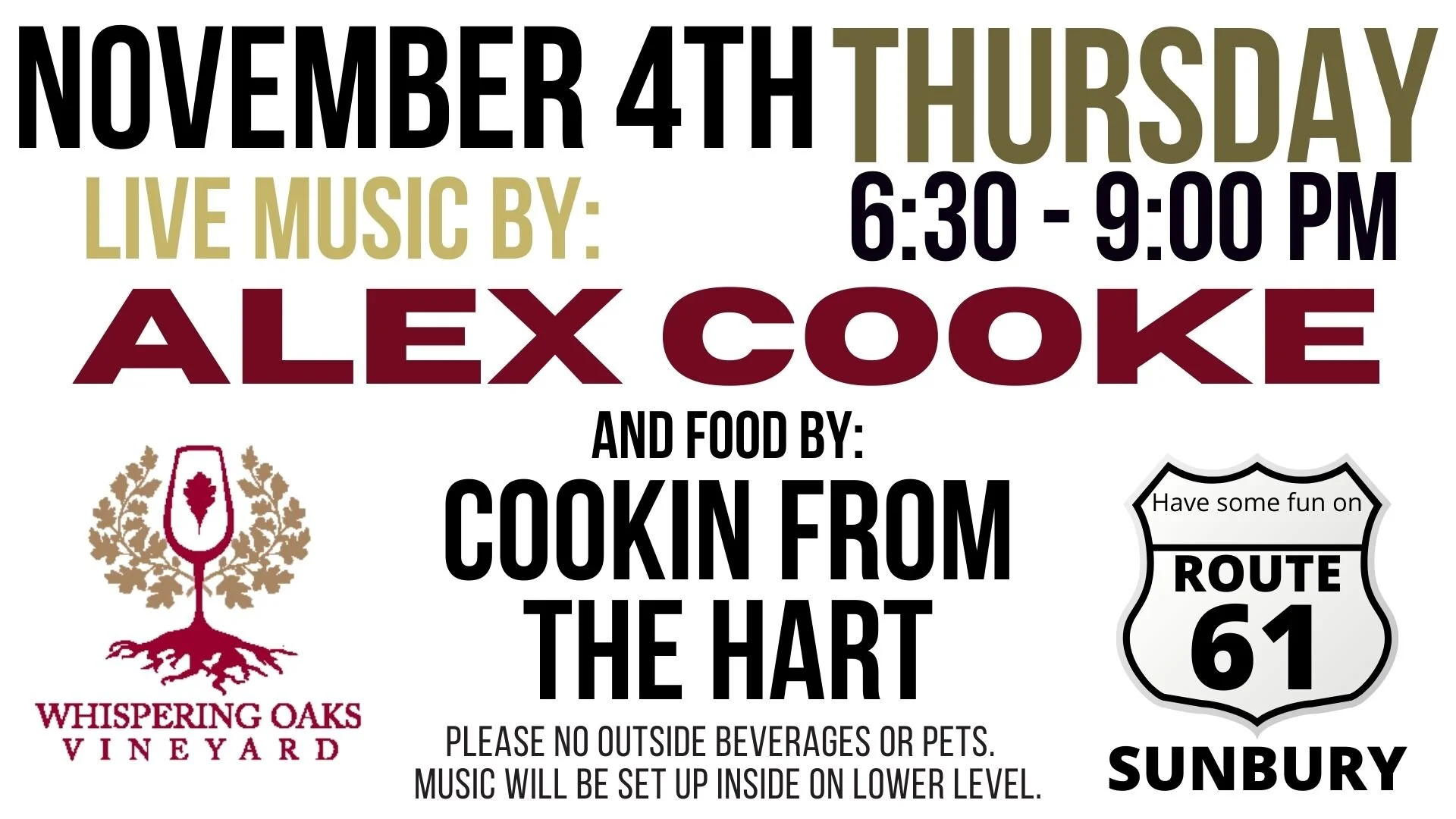 Free Live Music - Alex Cooke
