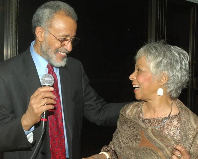 Dwyer CC Founder Cliff Frazier with Ruby Dee