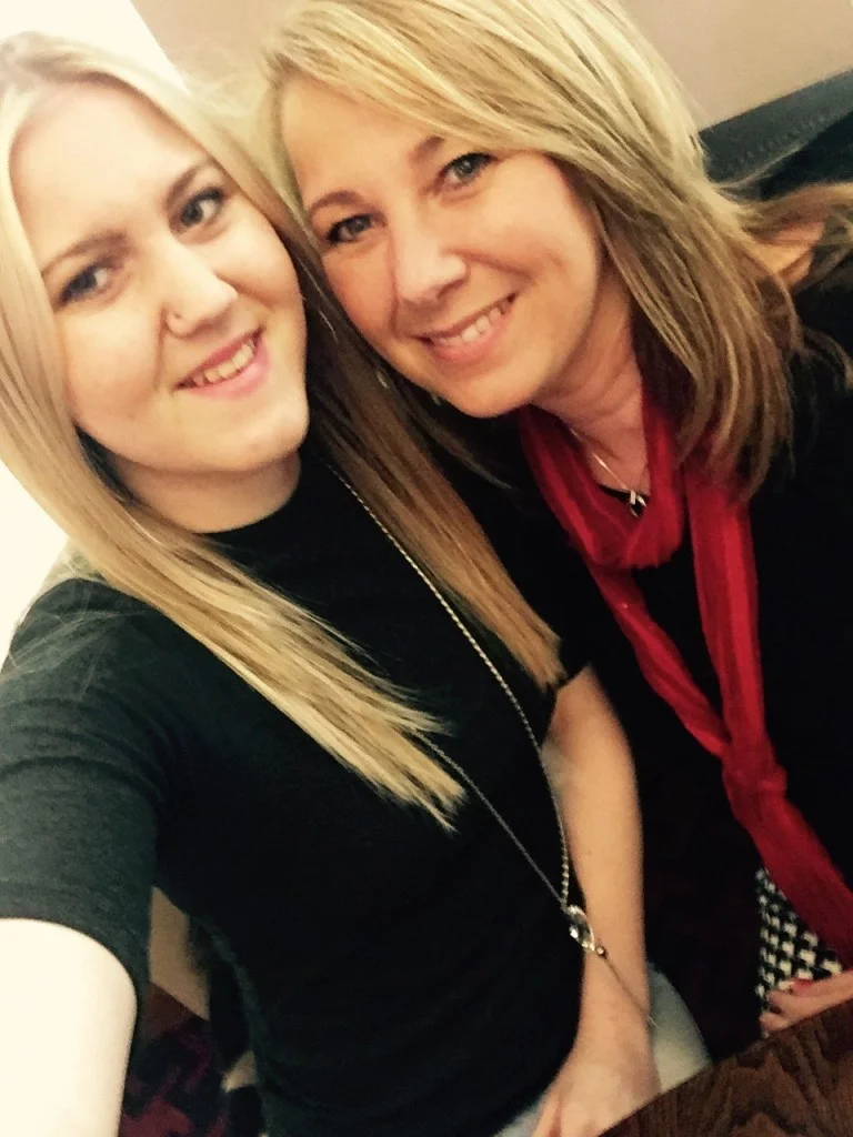 Stacey Betts with her daughter Megan