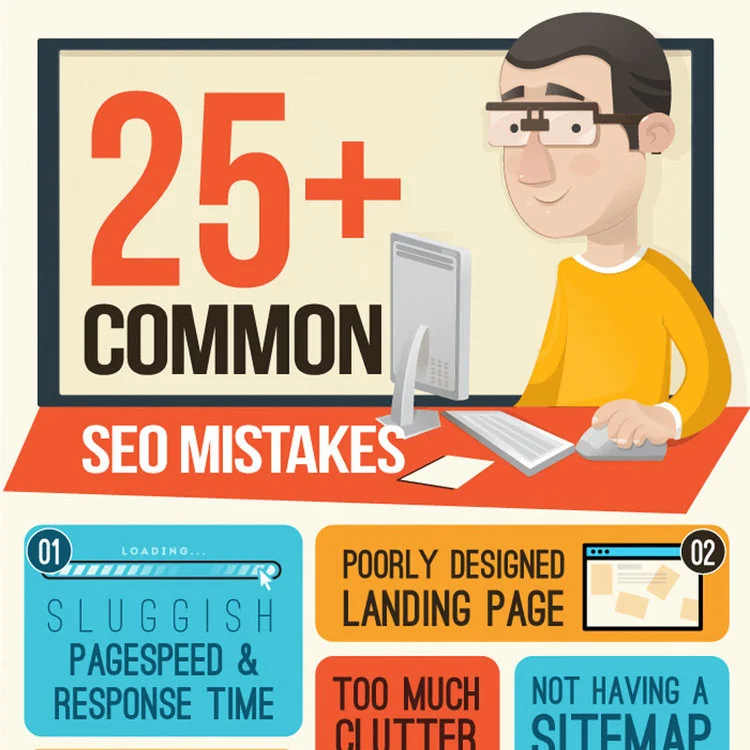 Top 25+ SEO Mistakes To Rectify Now (Infographic)