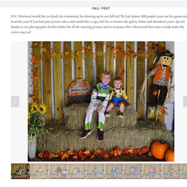 The photos from our fall fest are up on our website! Feel free to head over to www.fccsherwood.com and download them from our gallery! A massive thanks once again to everyone that made the event happen and to everyone that attended! We look forward t