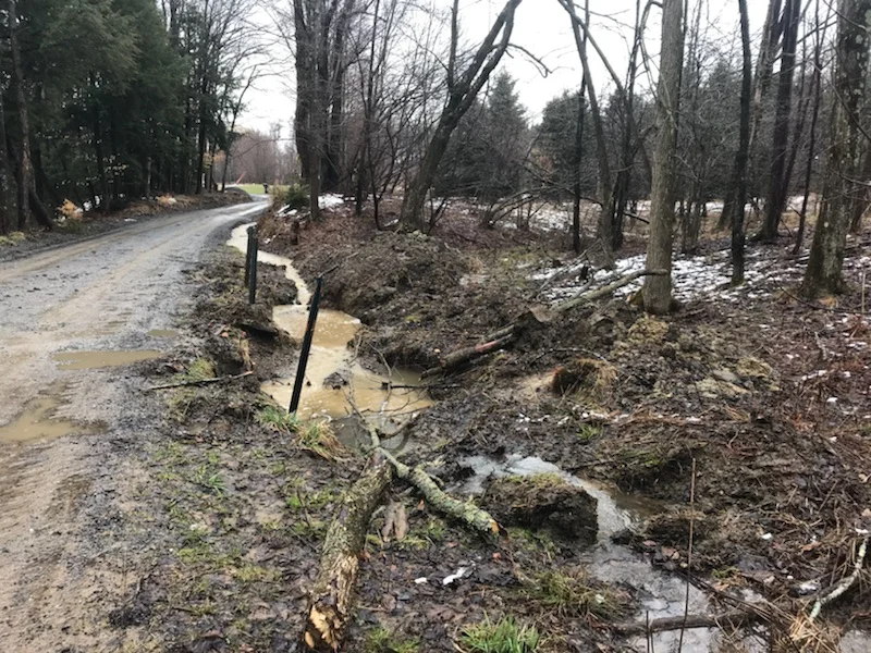 Harvey Dickie Road Before