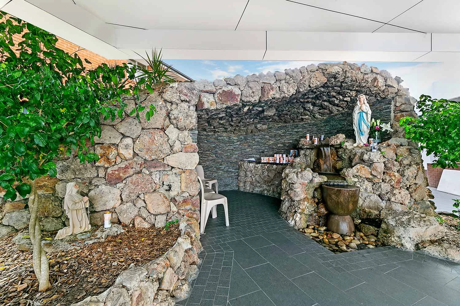 Grotto and Awning Structure