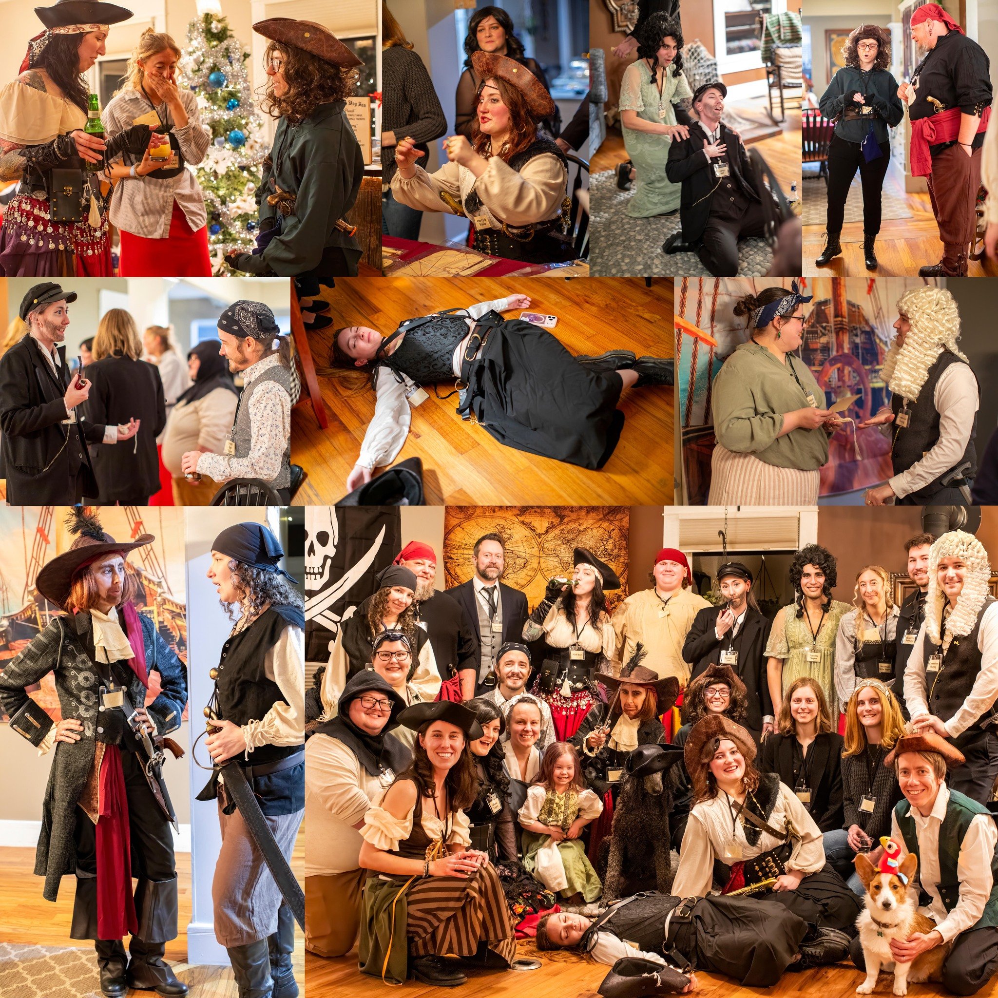 This past weekend AEAC celebrated a late Christmas with our annual murder mystery party! The theme was pirates, which brought out everyone's best costumes! ⚔🦎#exoticvetmed #exoticvetclinic