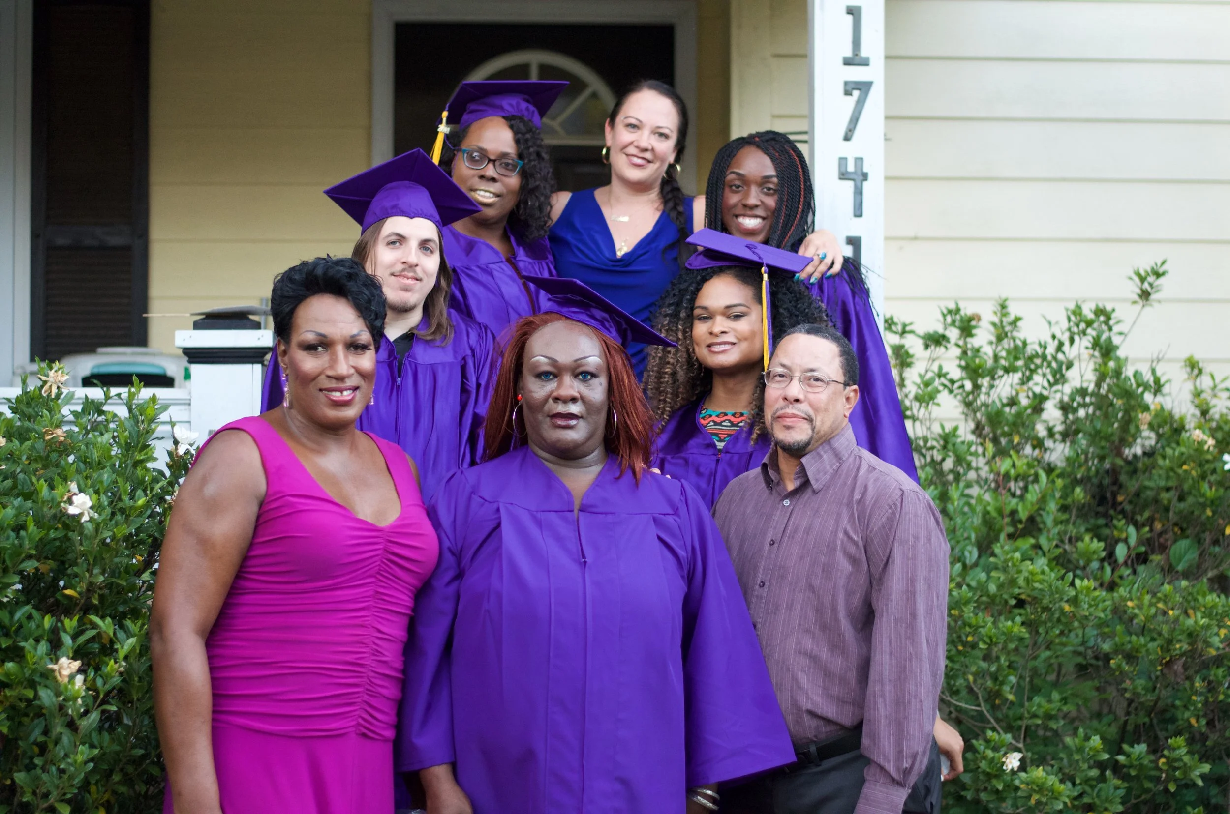2015 Cohort: DJ, Raquel Willis, Miss Lynn Morrison, Necaela Penn, and TK Hotep (not pictured)