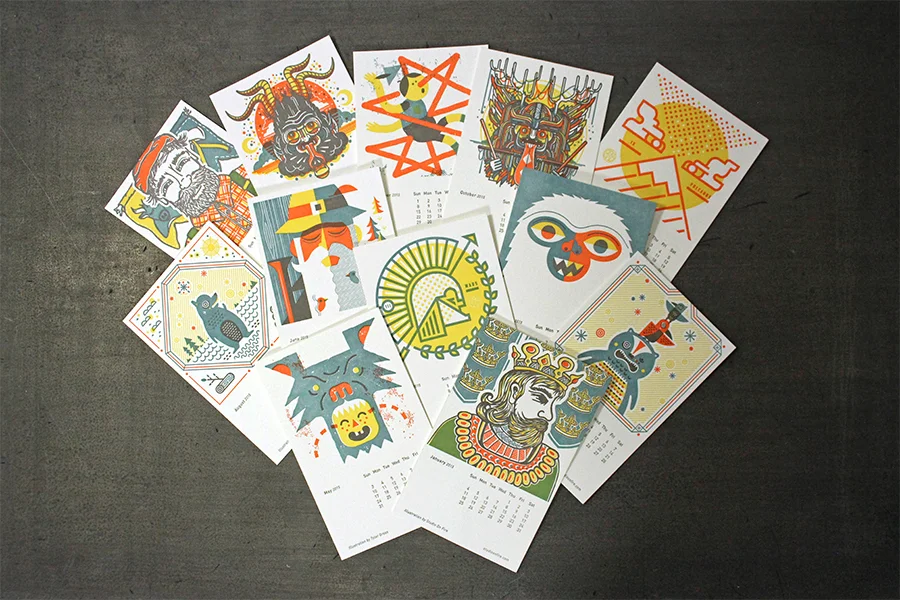 2015 SOF Letterpress Calendar