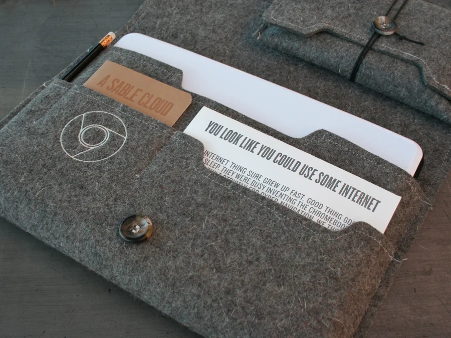 Chromebook Sleeve and Swag