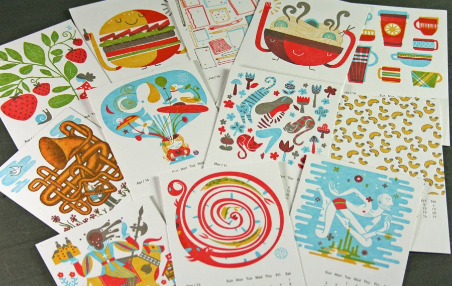 2014 Studio On Fire Desk Calendar