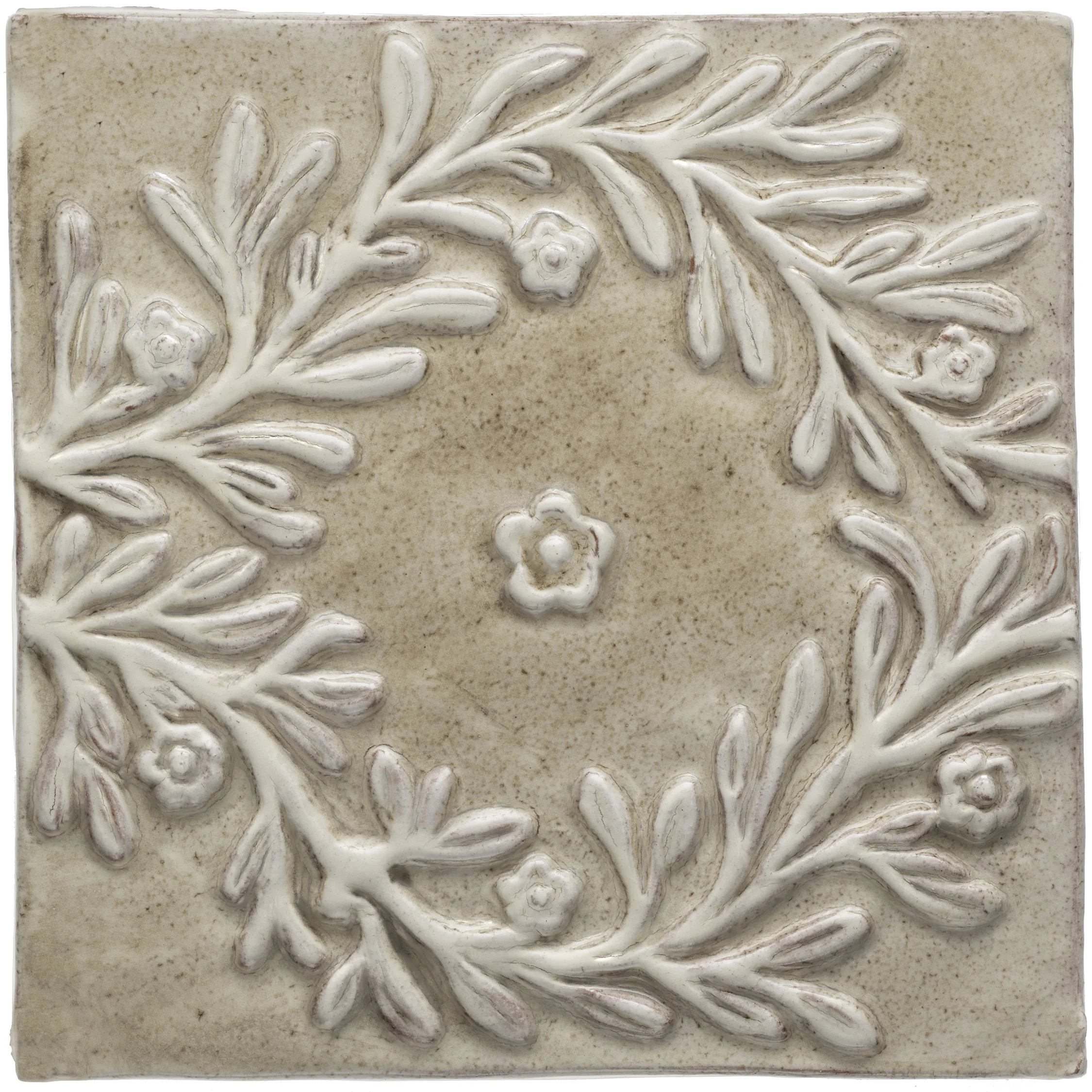 C02-Laurel with Flowers 6x6