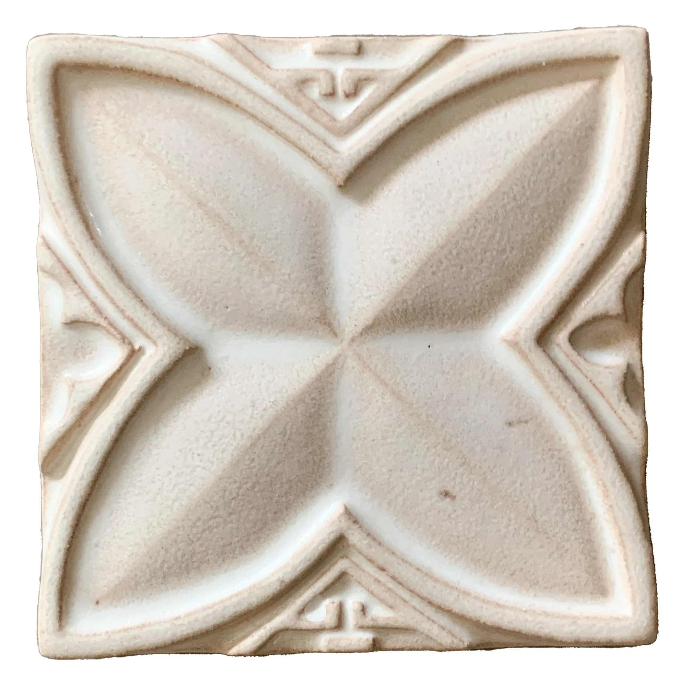 112-Clover 4x4-Alabaster - Lot: (2 tiles)