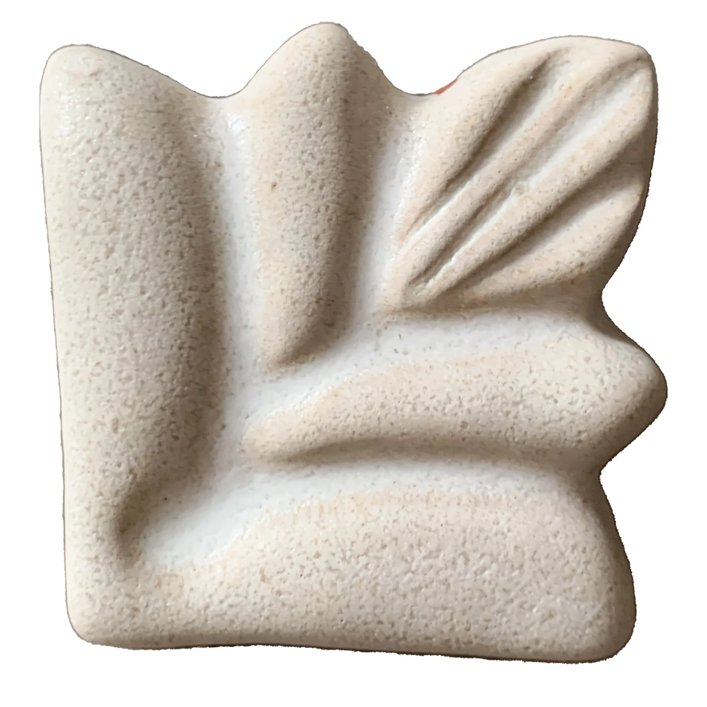 005-Side Flower Octagon Insert-Alabaster - Lot: (9 tiles)
