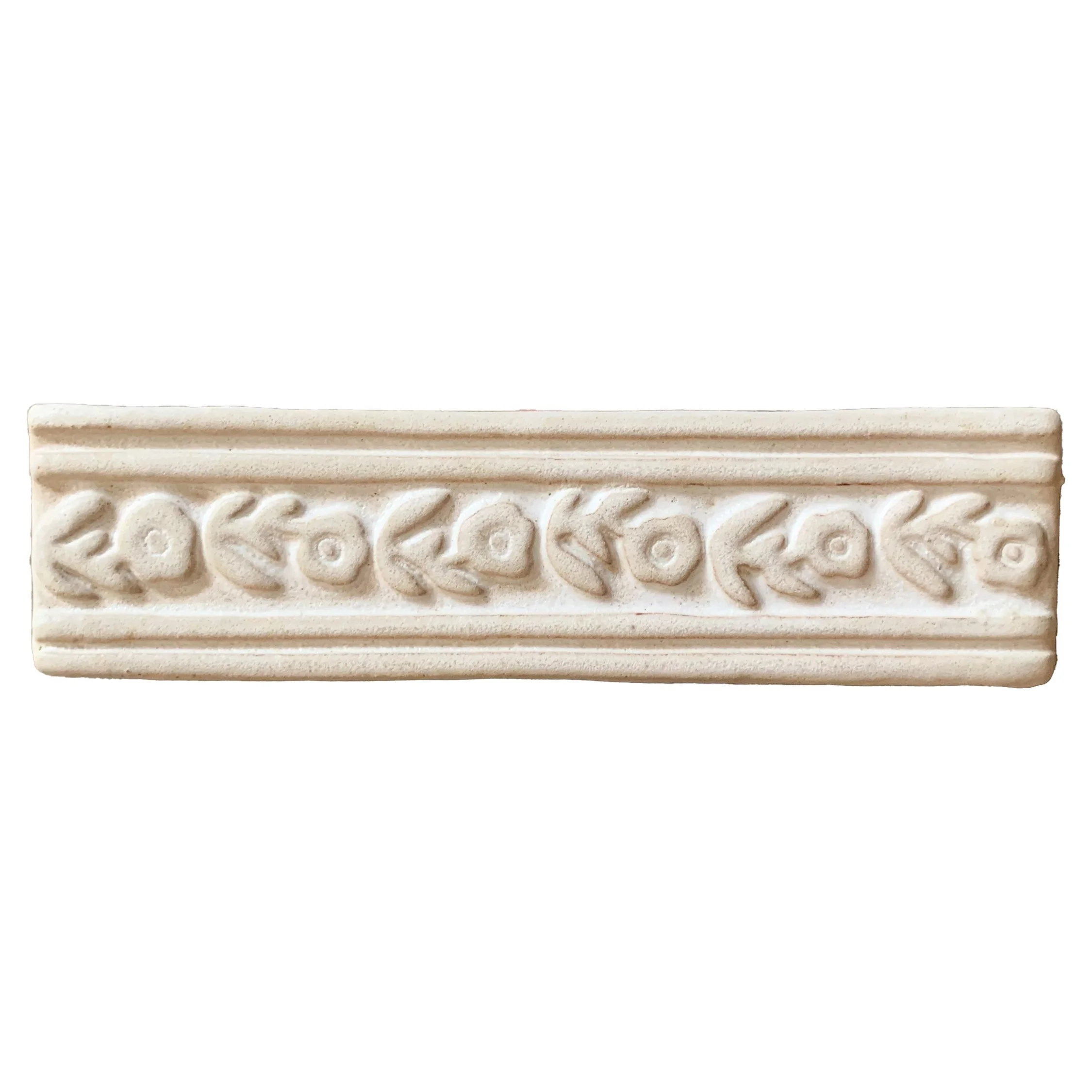H10-Provincial Trim-Alabaster - Lot: (25 tiles)