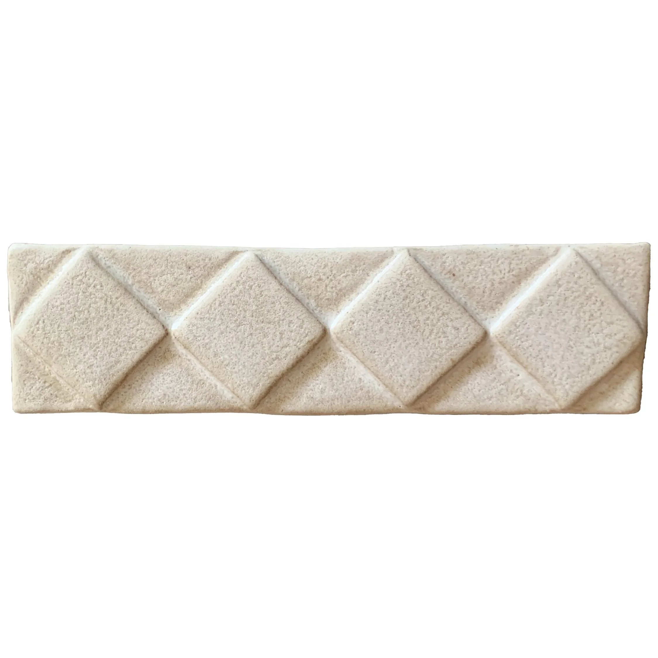 H15-Harlequin Trim-Alabaster - Lot: (19 tiles)