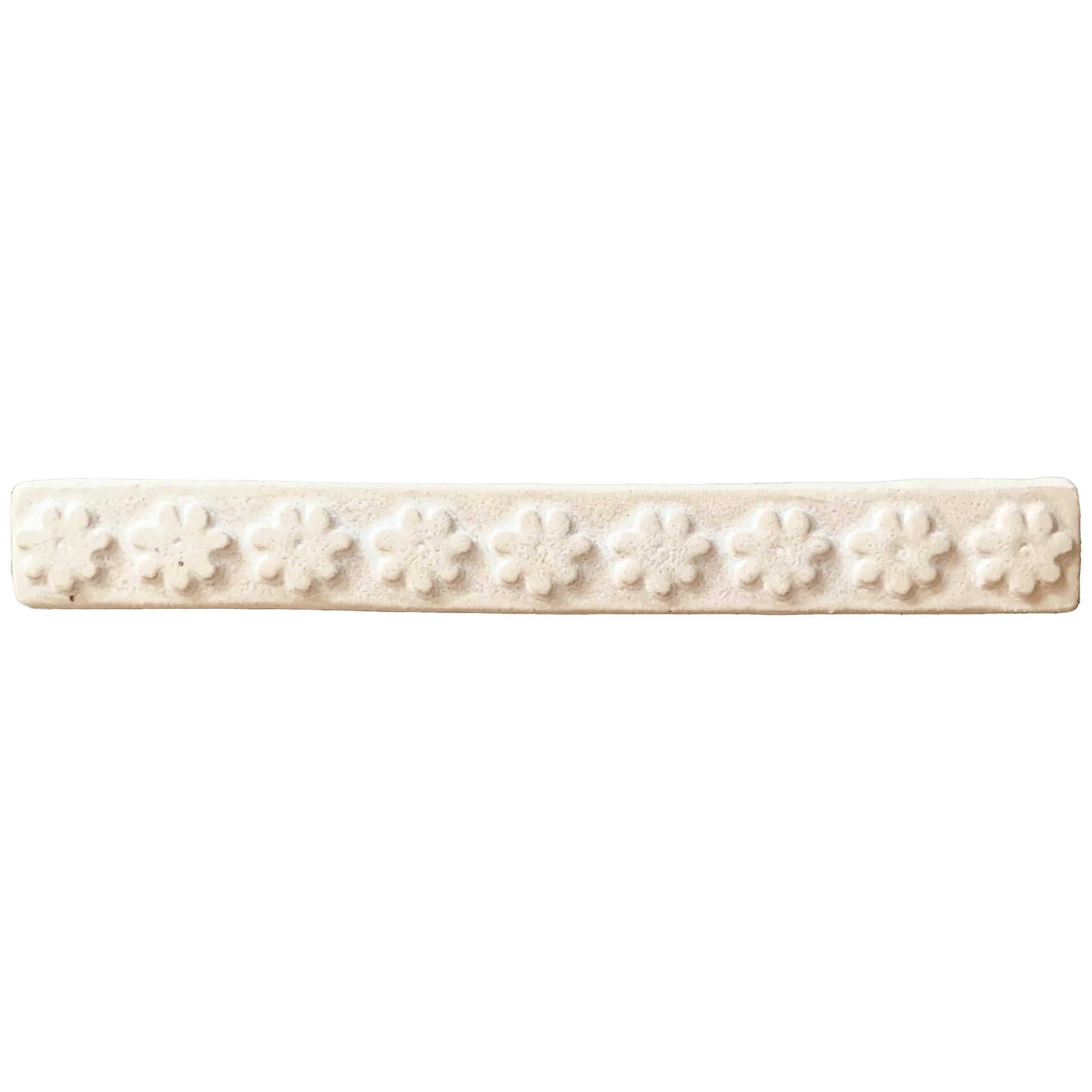H35-Daisy Trim-Alabaster - Lot: (2 tiles)