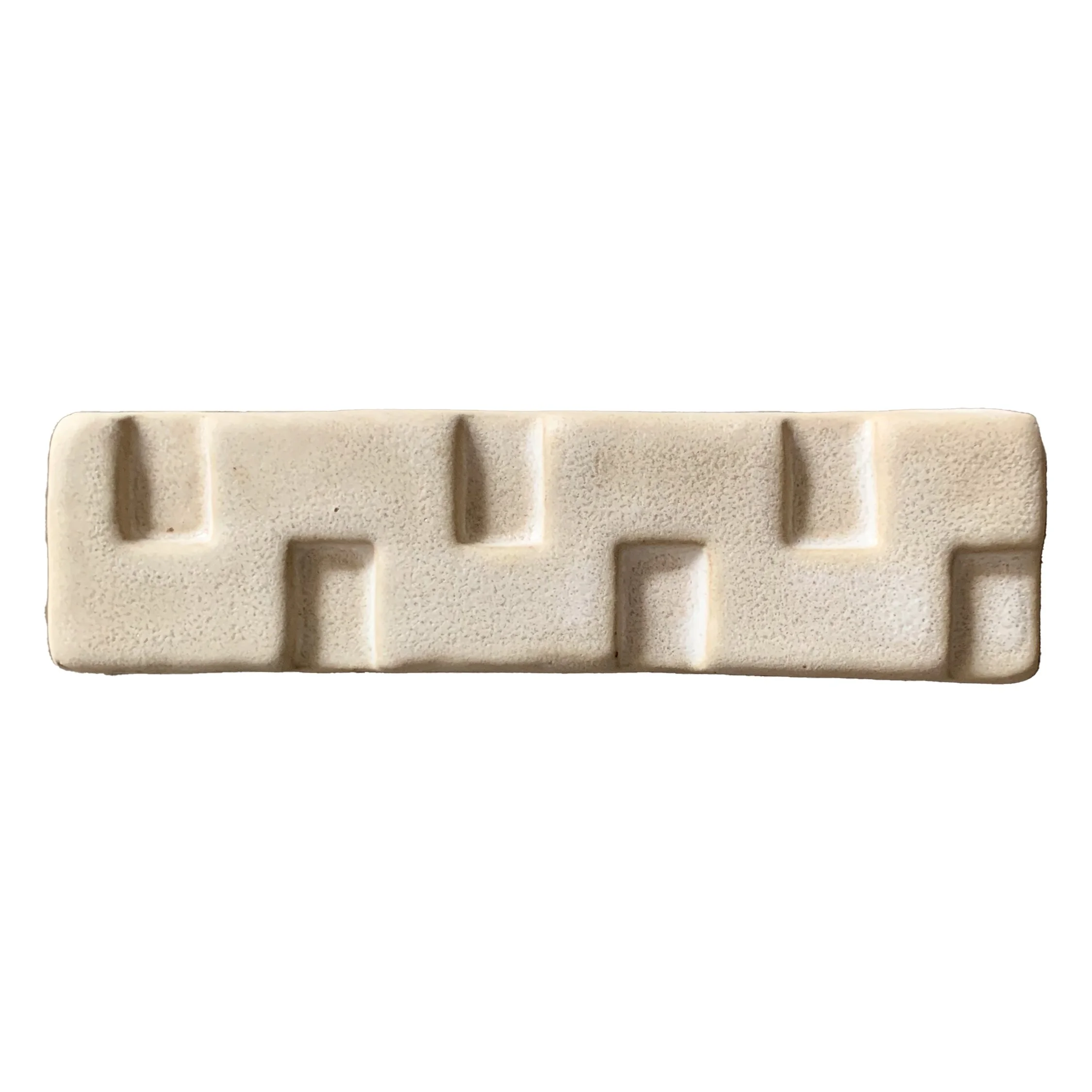 009-Adobe Trim-Alabaster - Lot: (5 tiles)