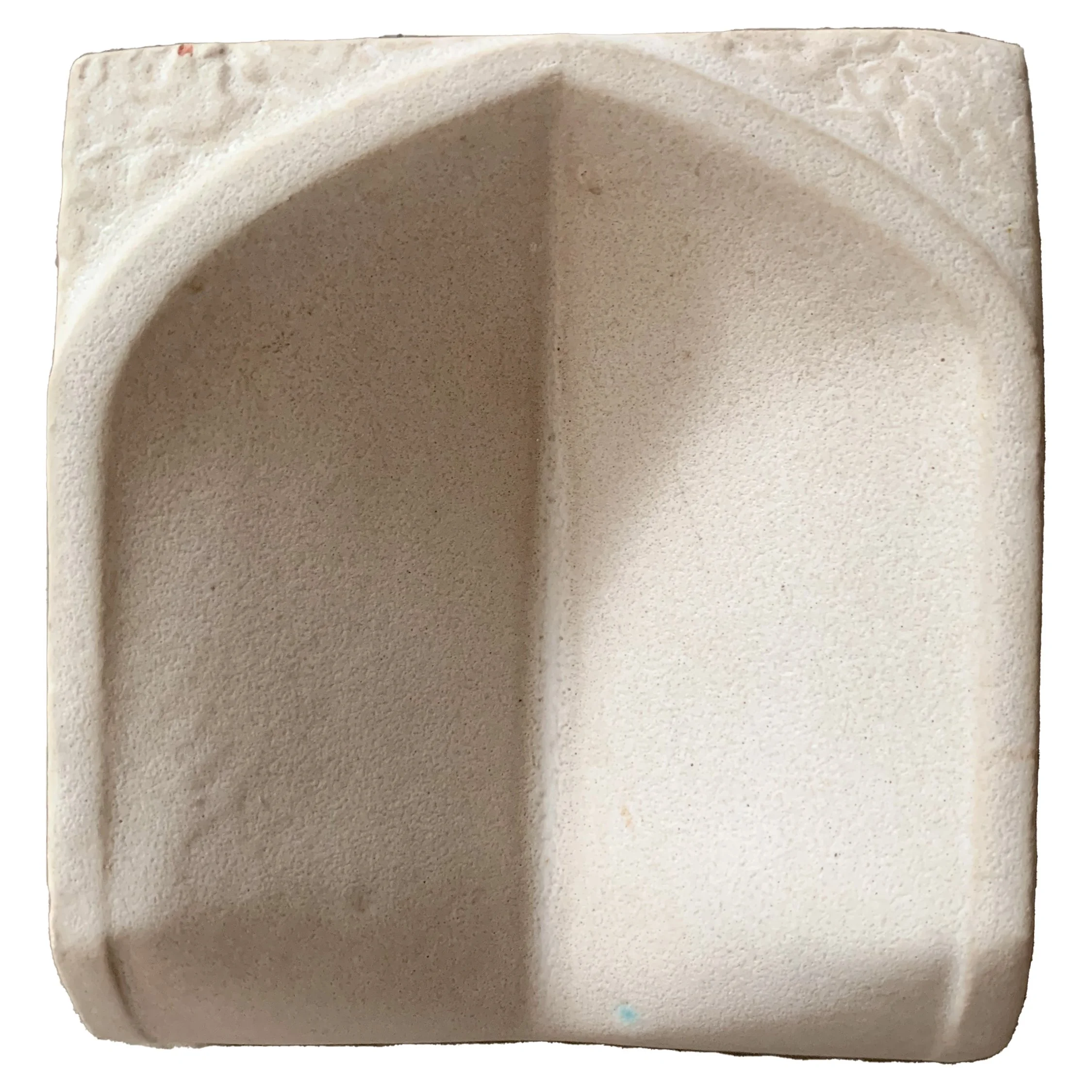 012-Cove Molding-Alabaster - Lot: (18 tiles)