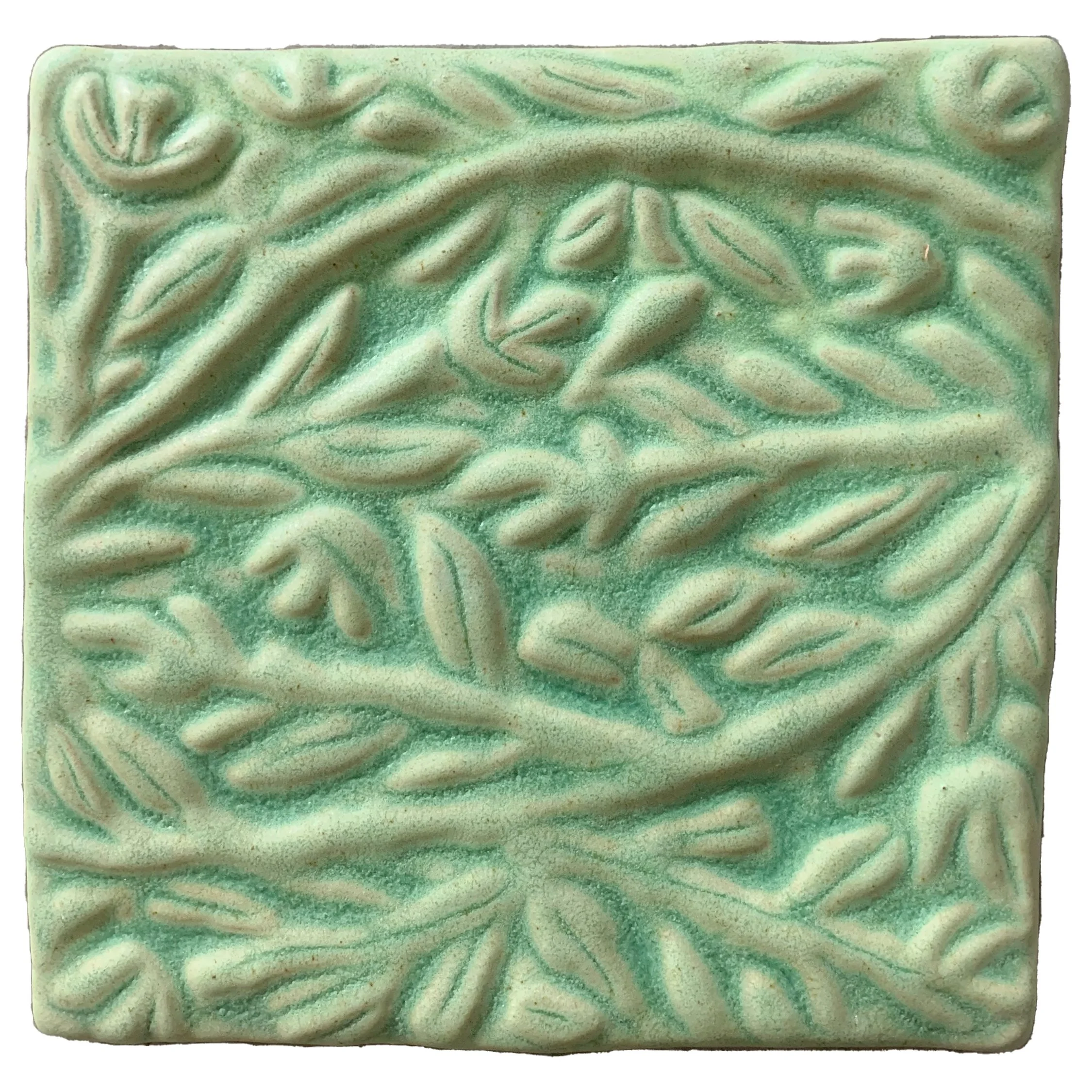 A03-Branches 6x6-Leaf Green - Lot: (2 tiles)